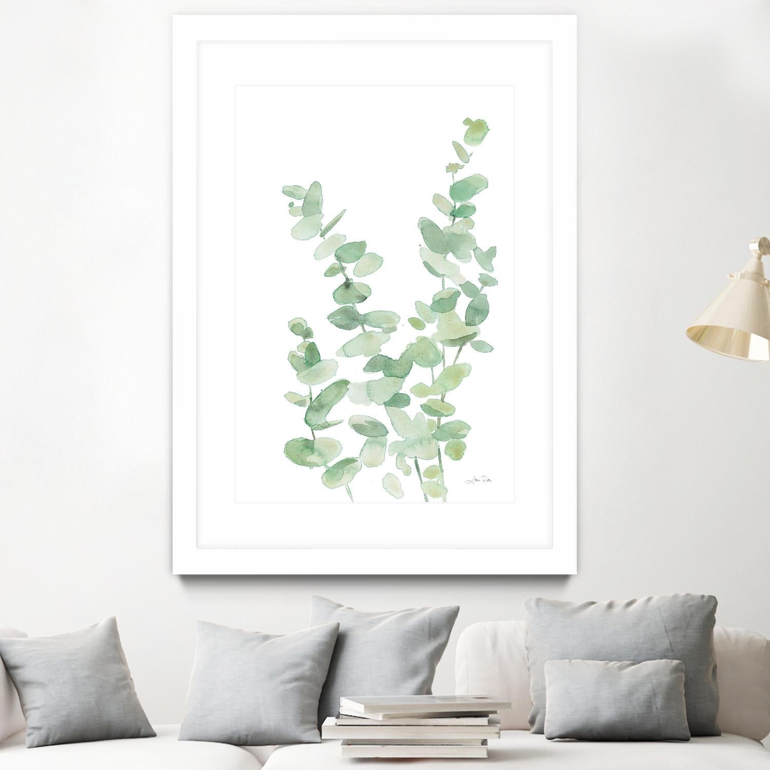 Eucalyptus II by Katrina Pete on GIANT ART - green botanical eucalyptus plants