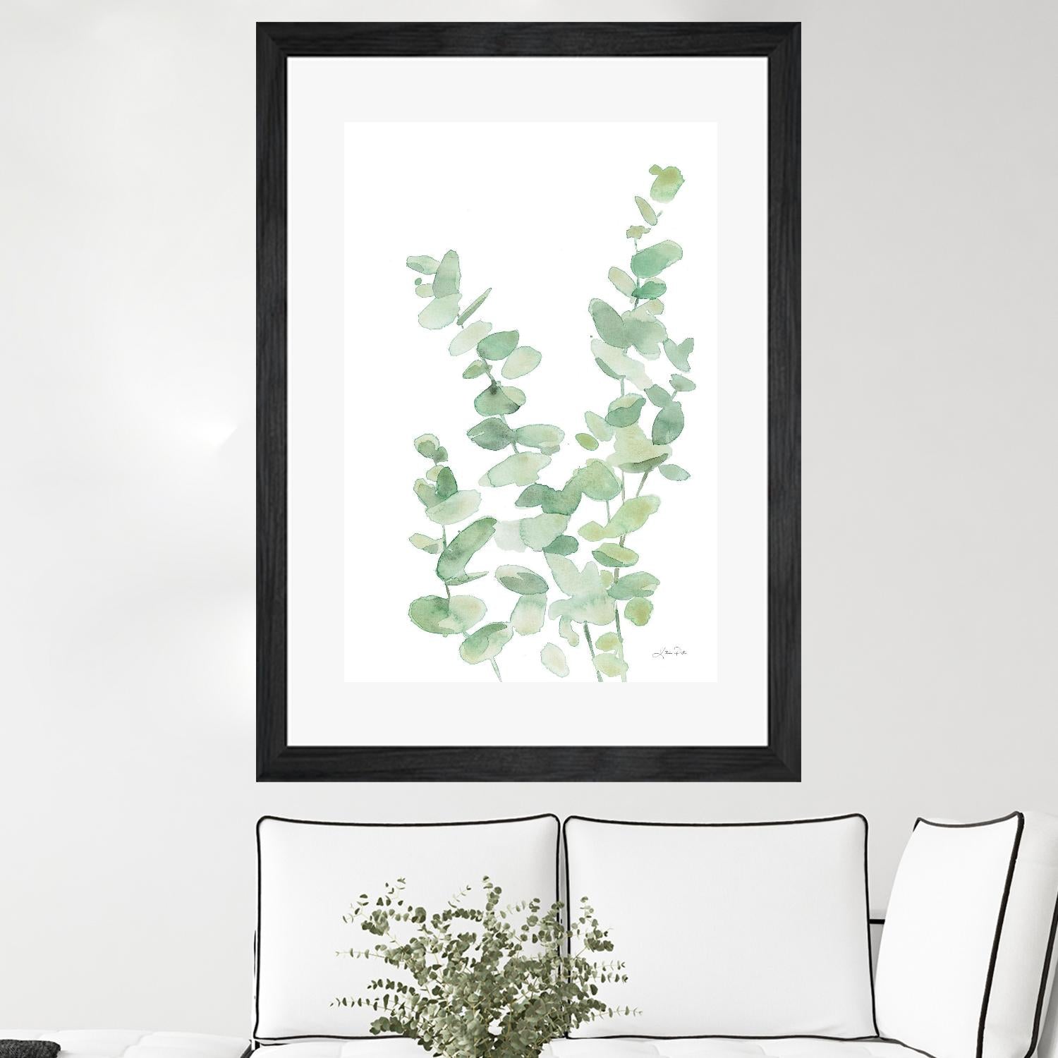 Eucalyptus II by Katrina Pete on GIANT ART - green botanical eucalyptus plants