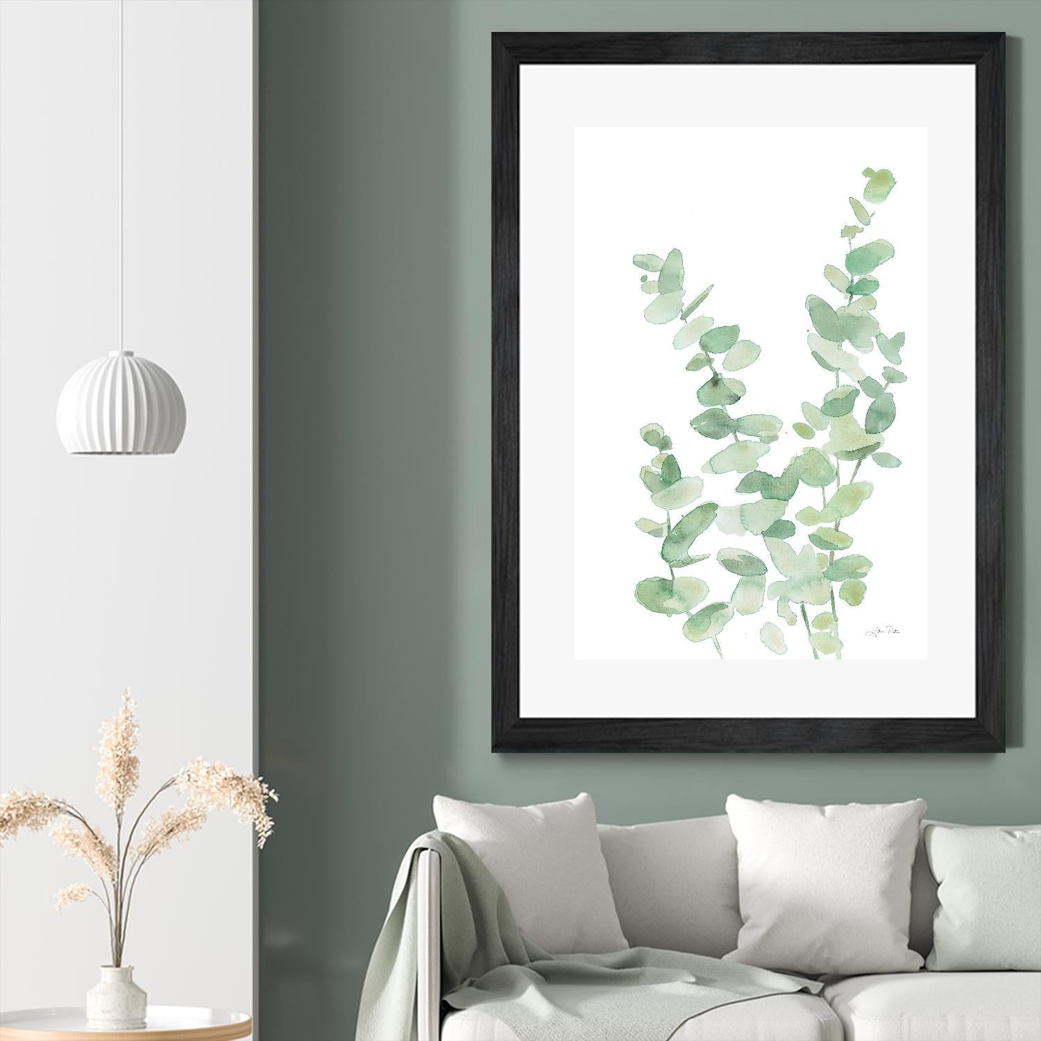 Eucalyptus II by Katrina Pete on GIANT ART - green botanical eucalyptus plants