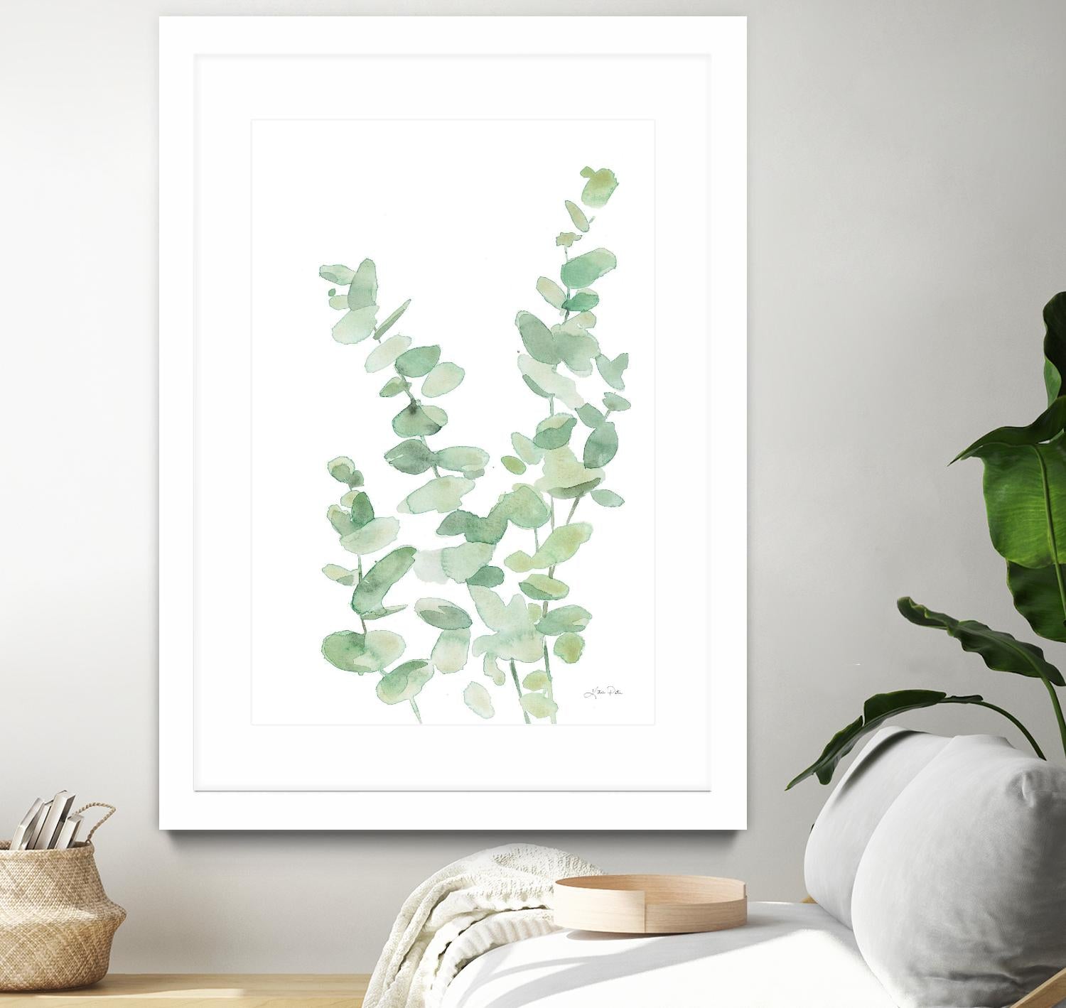 Eucalyptus II by Katrina Pete on GIANT ART - green botanical eucalyptus plants