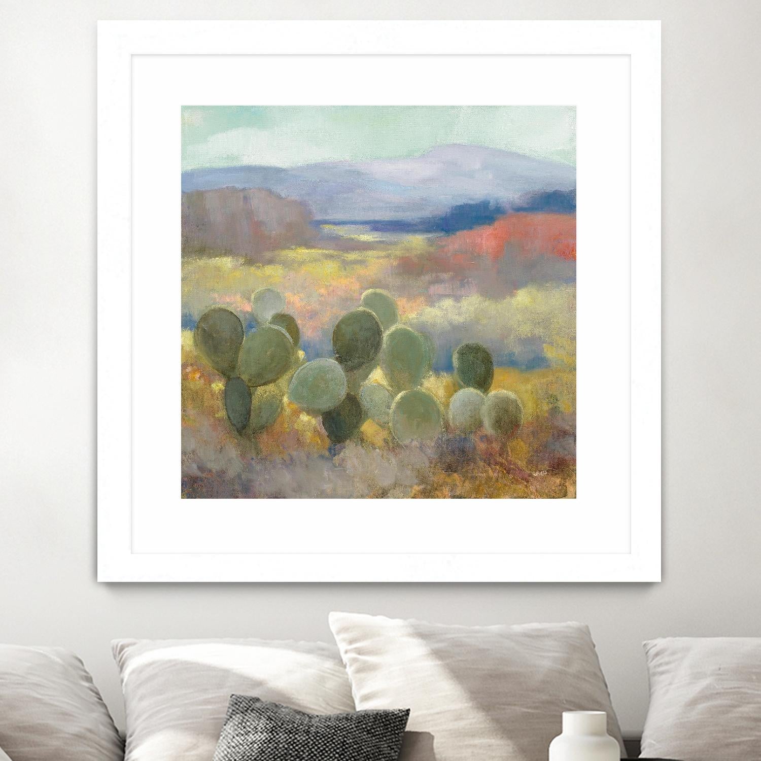 High Desert II by Julia Purinton on GIANT ART - landscape blue
