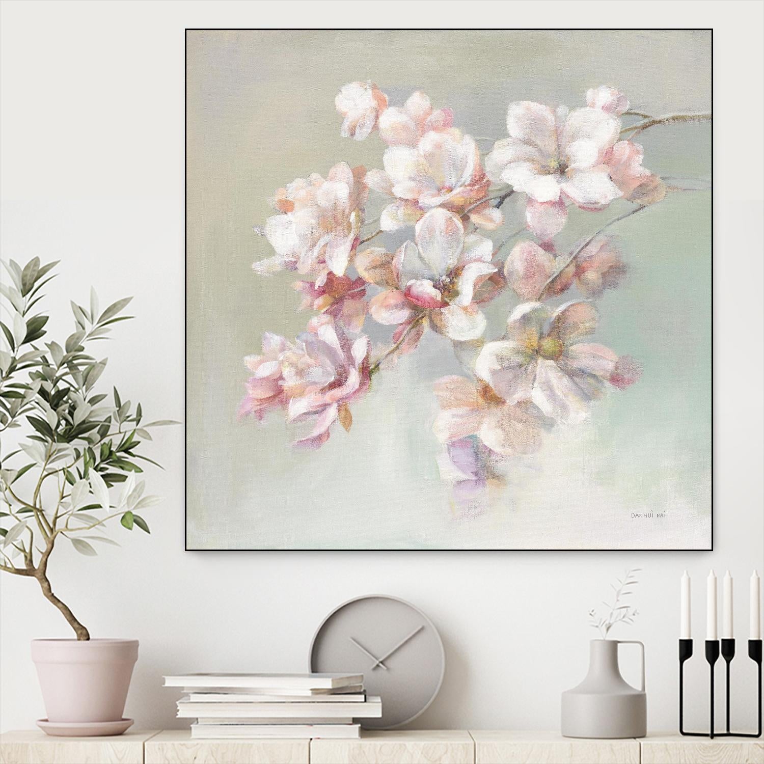 Sugar Magnolia by Danhui Nai on GIANT ART - florals blooms
