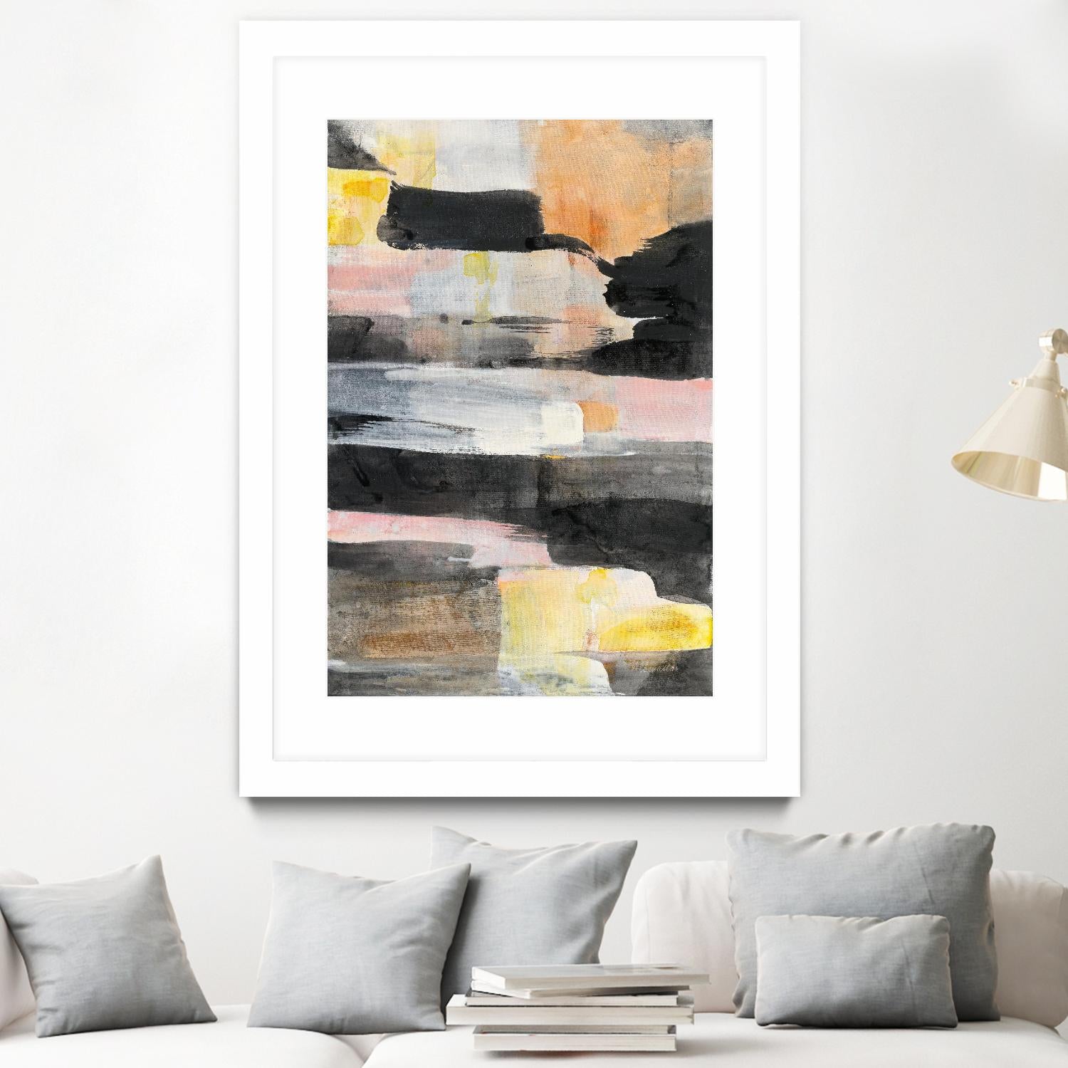 Break of Day by Albena Hristova on GIANT ART - orange abstract orange