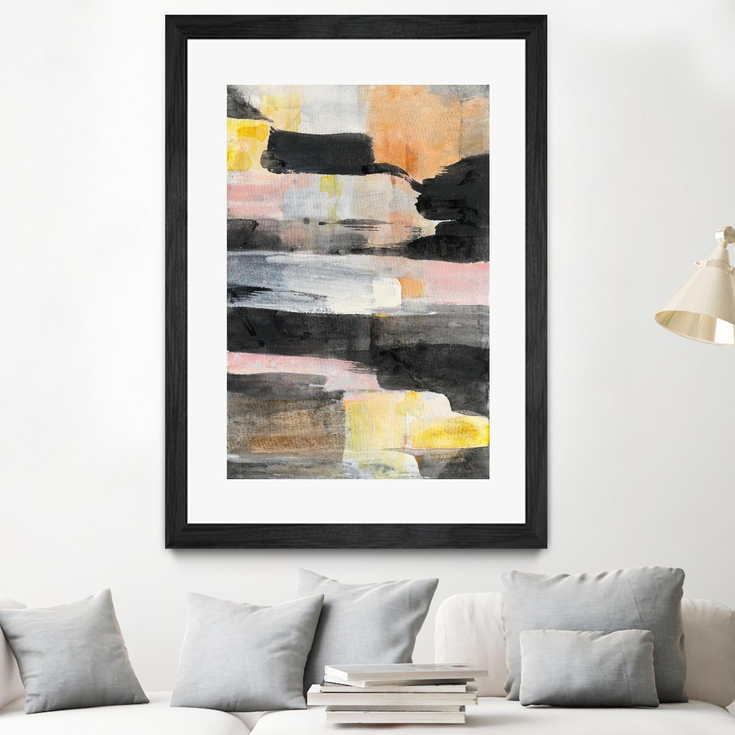 Break of Day by Albena Hristova on GIANT ART - orange abstract orange