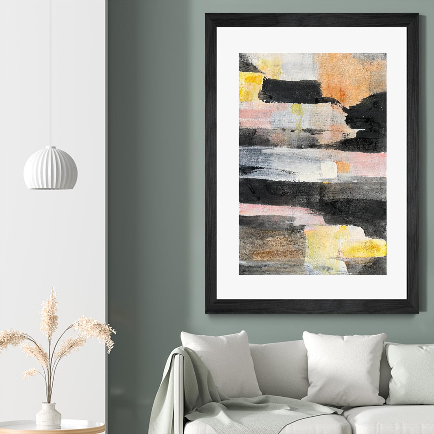 Break of Day by Albena Hristova on GIANT ART - orange abstract orange