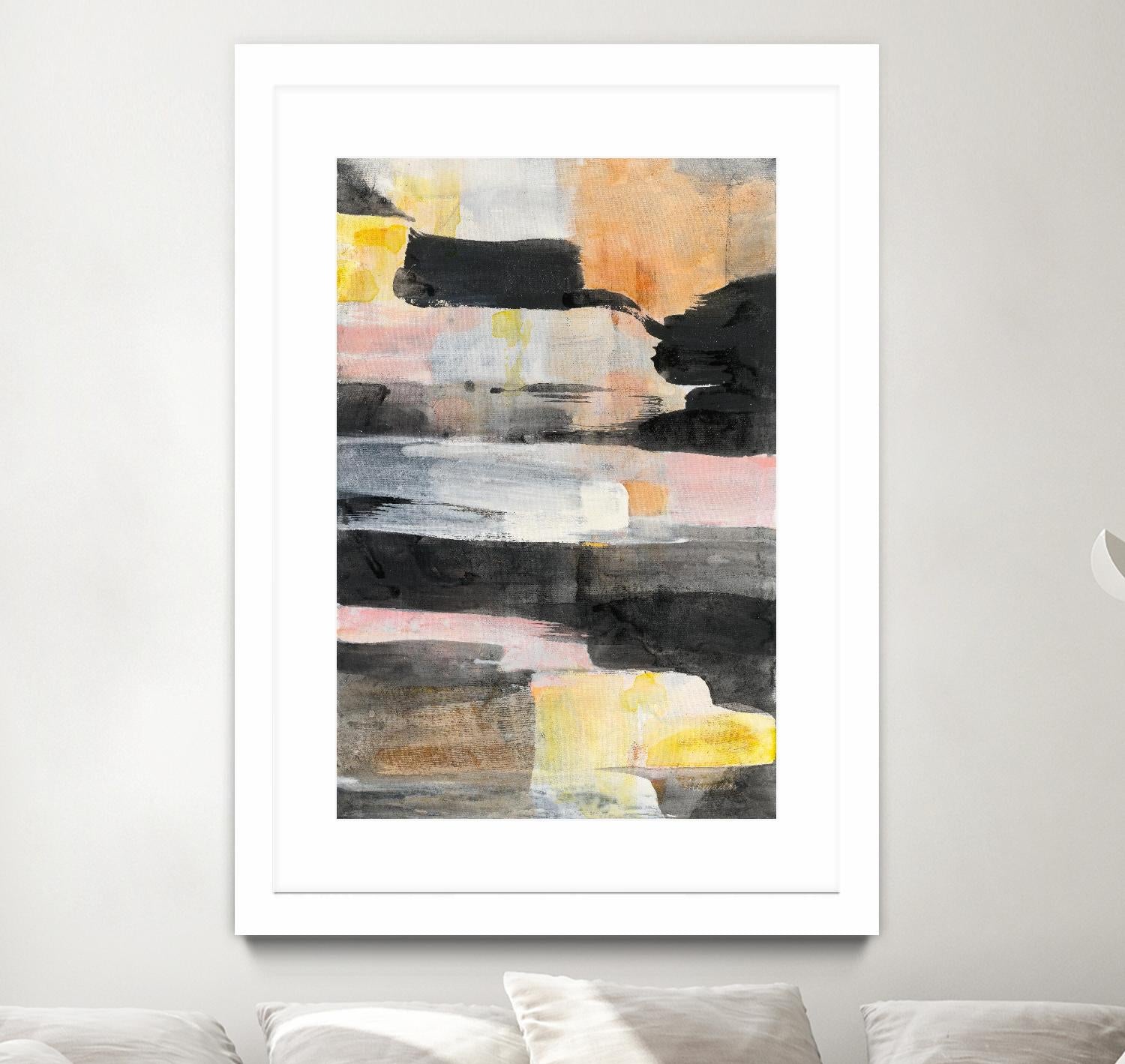 Break of Day by Albena Hristova on GIANT ART - orange abstract orange