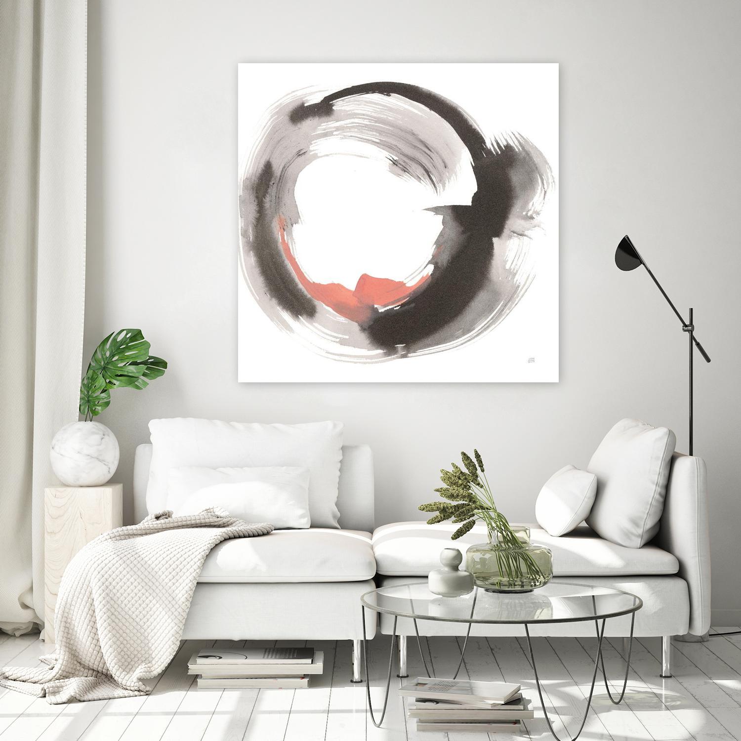 Hake Clay IV by Chris Paschke on GIANT ART - pink shapes hake brush