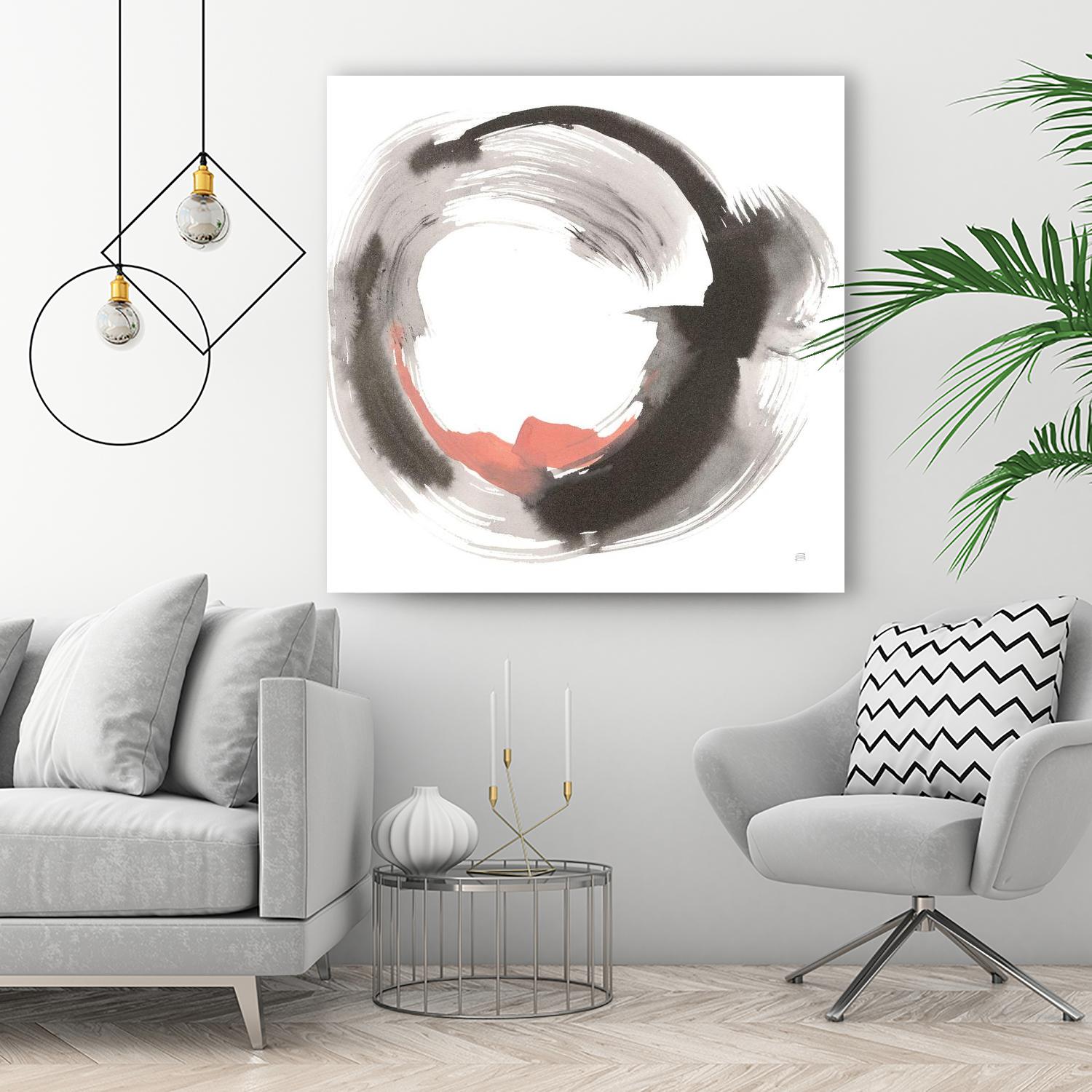 Hake Clay IV by Chris Paschke on GIANT ART - pink shapes hake brush