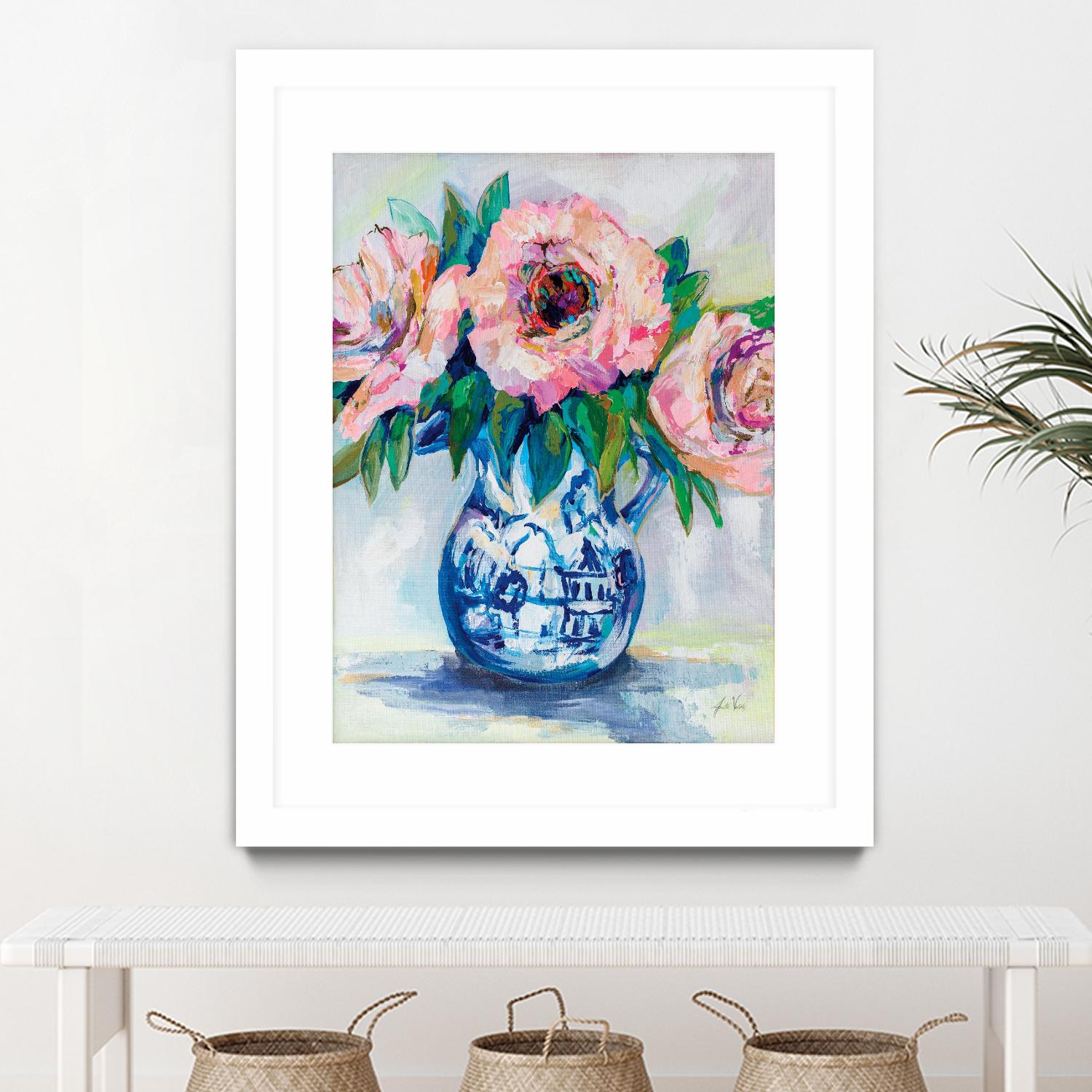 Sophisticated by Jeanette Vertentes on GIANT ART - pink botanical floral