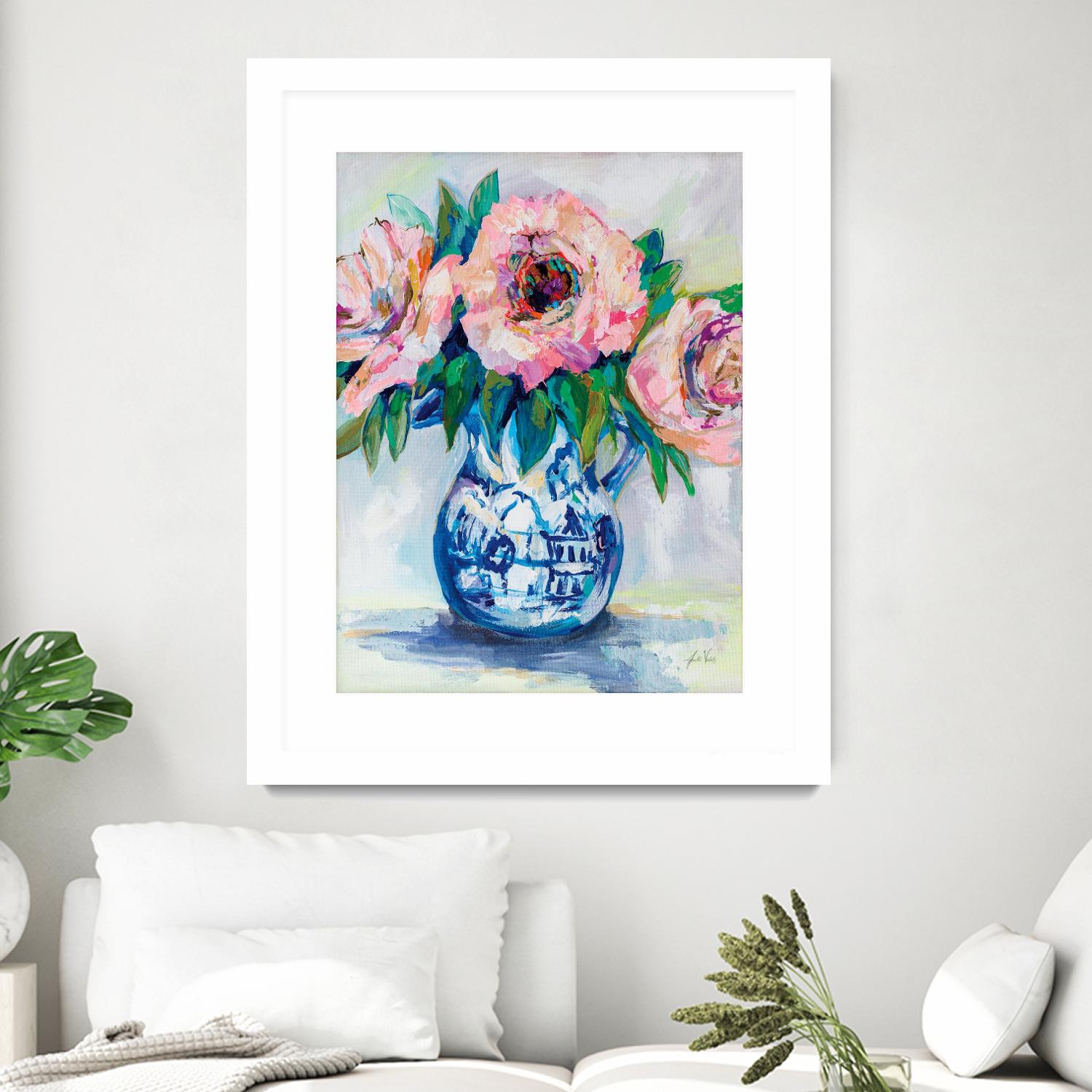 Sophisticated by Jeanette Vertentes on GIANT ART - pink botanical floral