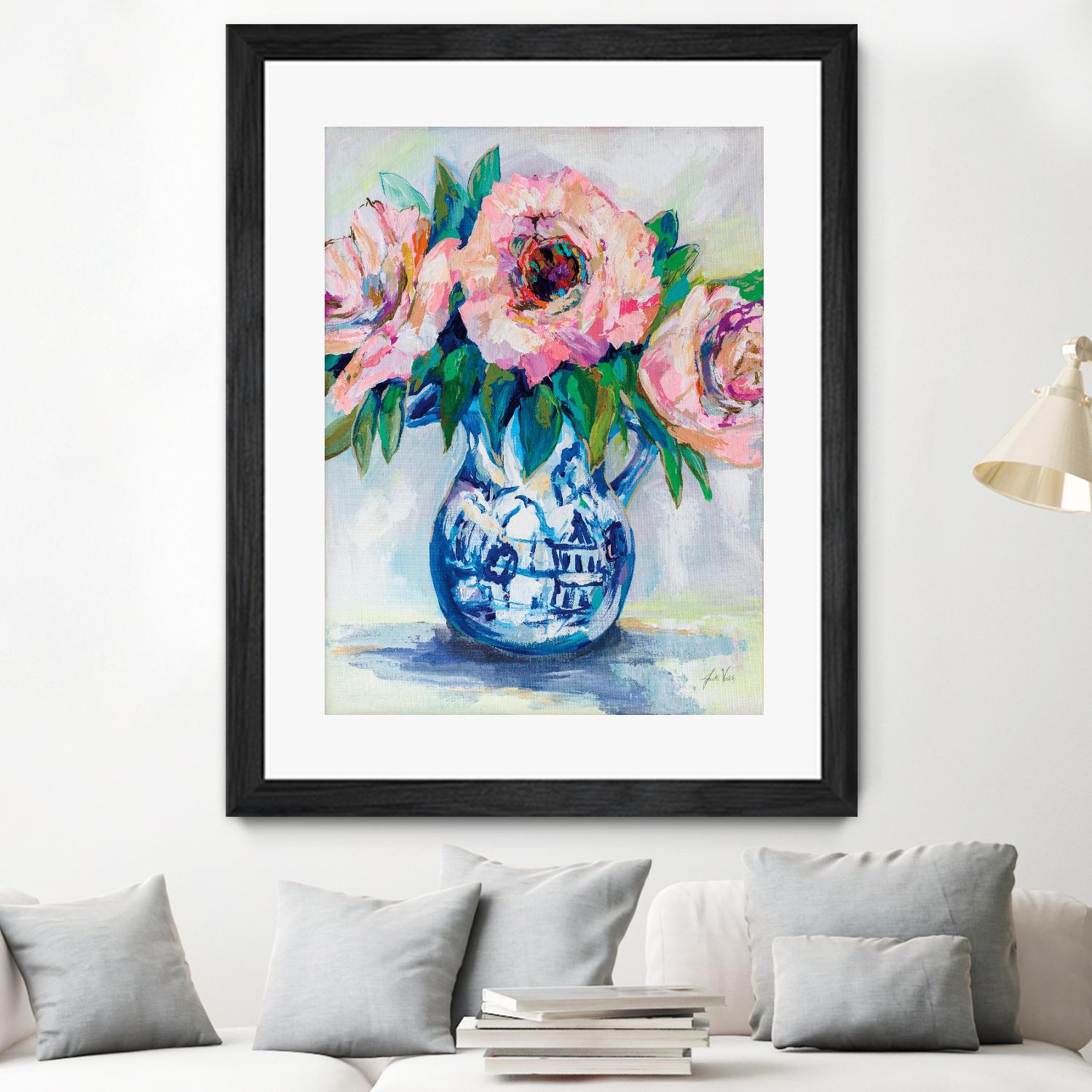 Sophisticated by Jeanette Vertentes on GIANT ART - pink botanical floral