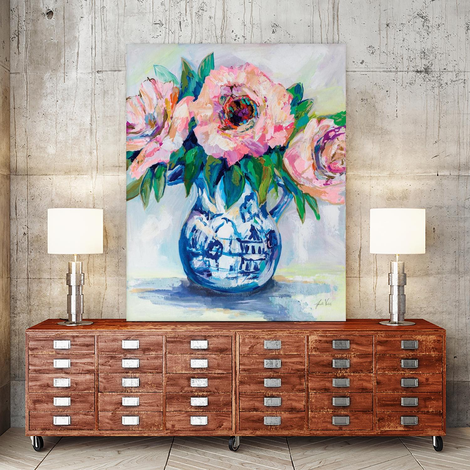 Sophisticated by Jeanette Vertentes on GIANT ART - pink botanical floral