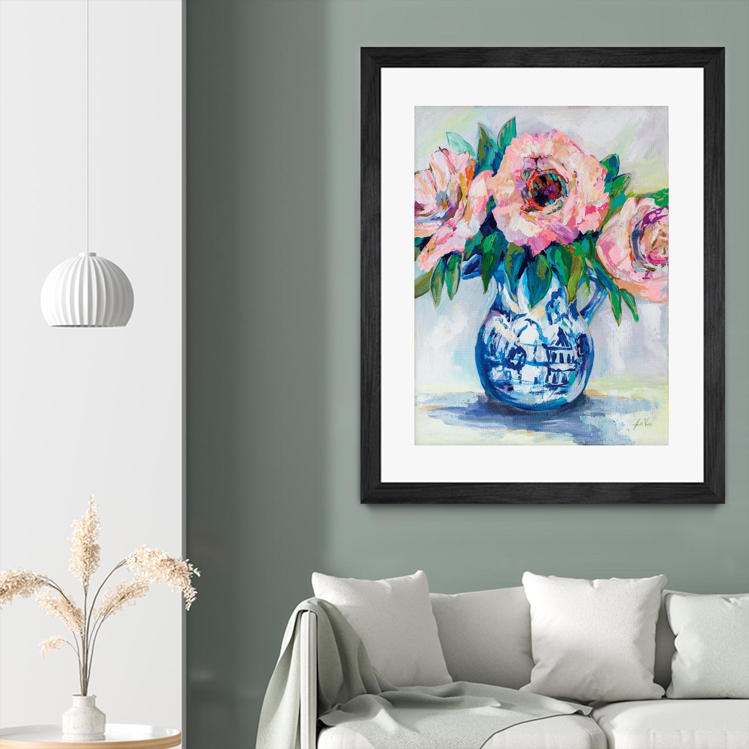 Sophisticated by Jeanette Vertentes on GIANT ART - pink botanical floral