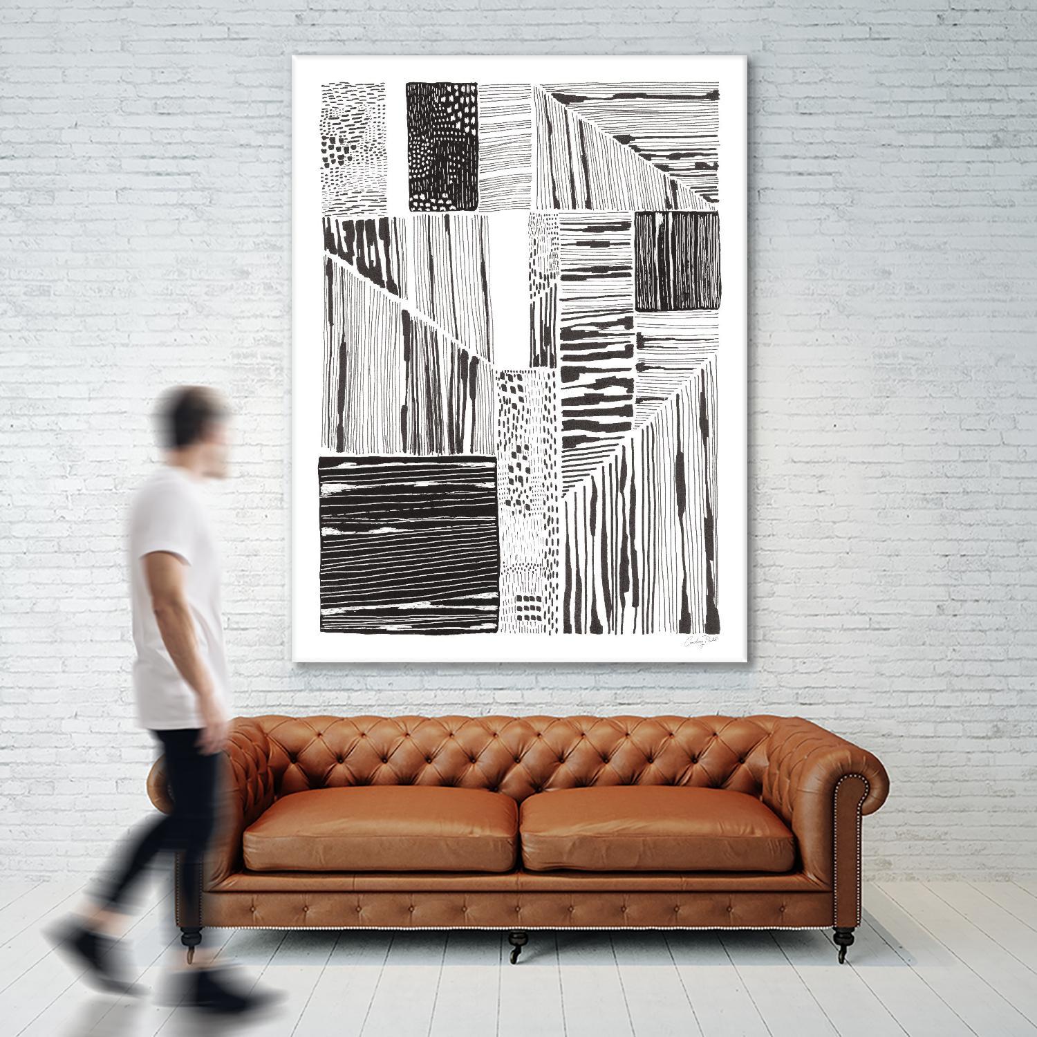 Lined Up II by Courtney Prahl on GIANT ART - abstract abstract