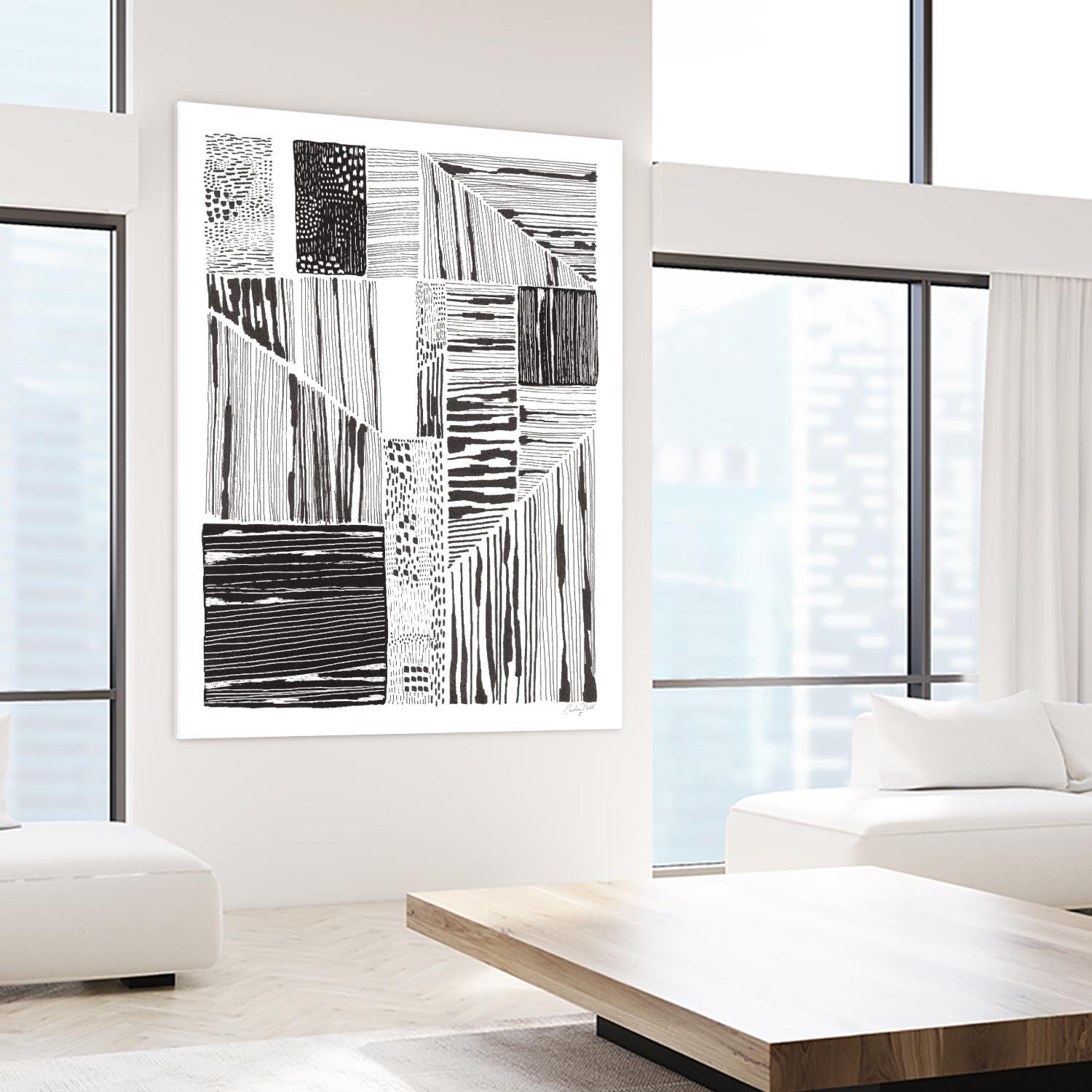 Lined Up II by Courtney Prahl on GIANT ART - abstract abstract