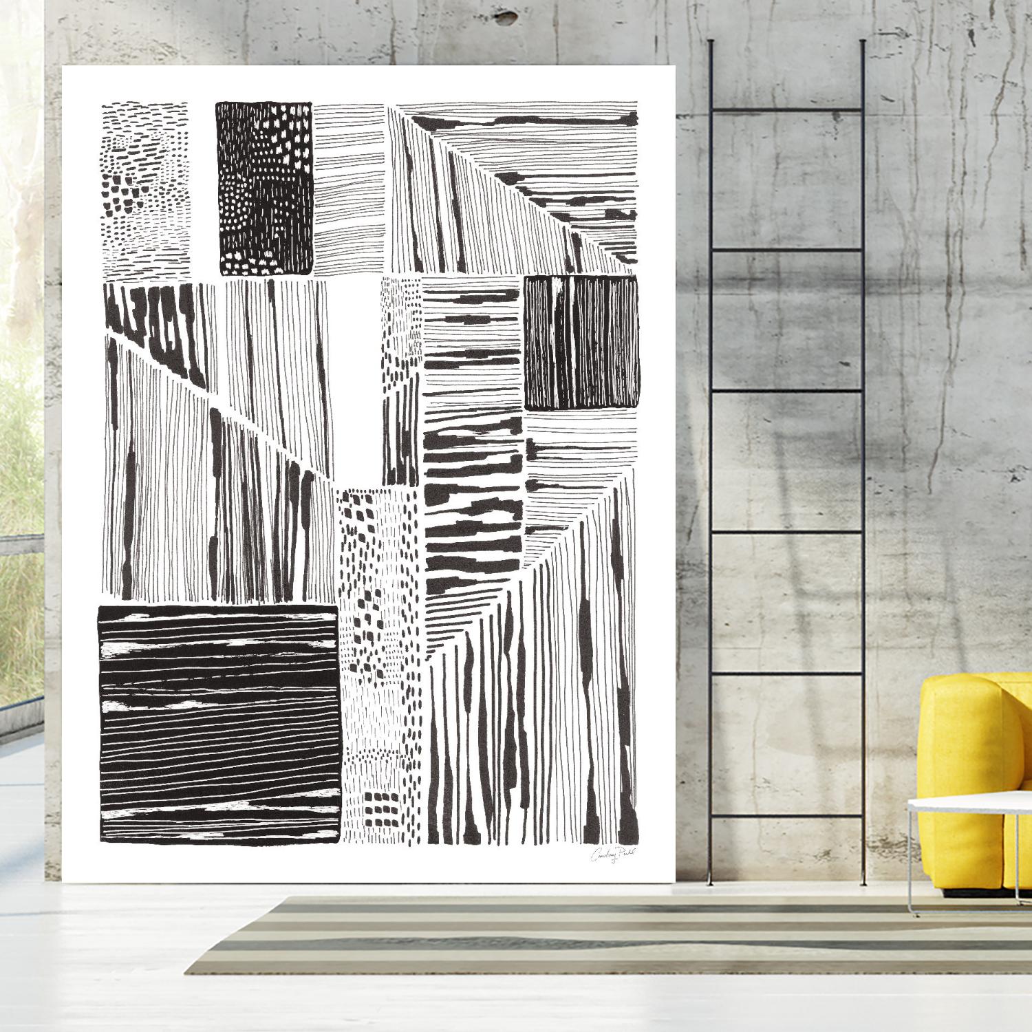 Lined Up II by Courtney Prahl on GIANT ART - abstract abstract