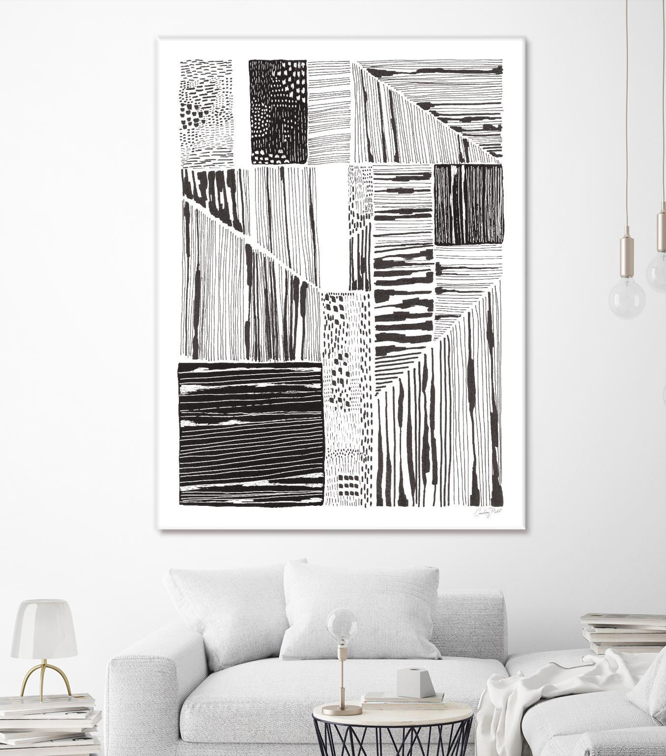 Lined Up II by Courtney Prahl on GIANT ART - abstract abstract