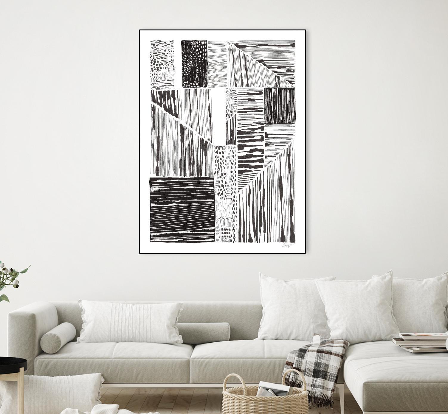 Lined Up II by Courtney Prahl on GIANT ART - abstract abstract