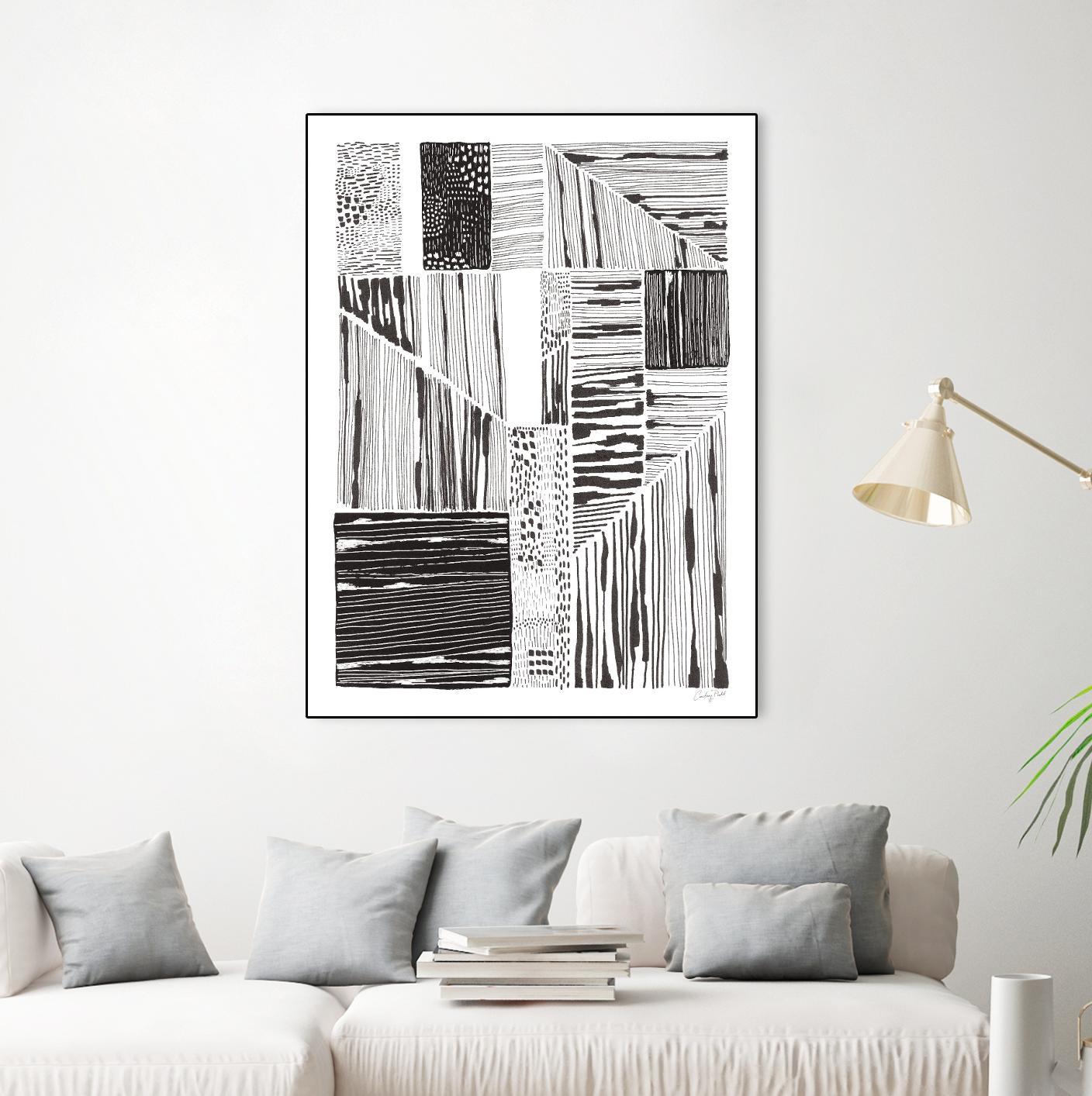 Lined Up II by Courtney Prahl on GIANT ART - abstract abstract