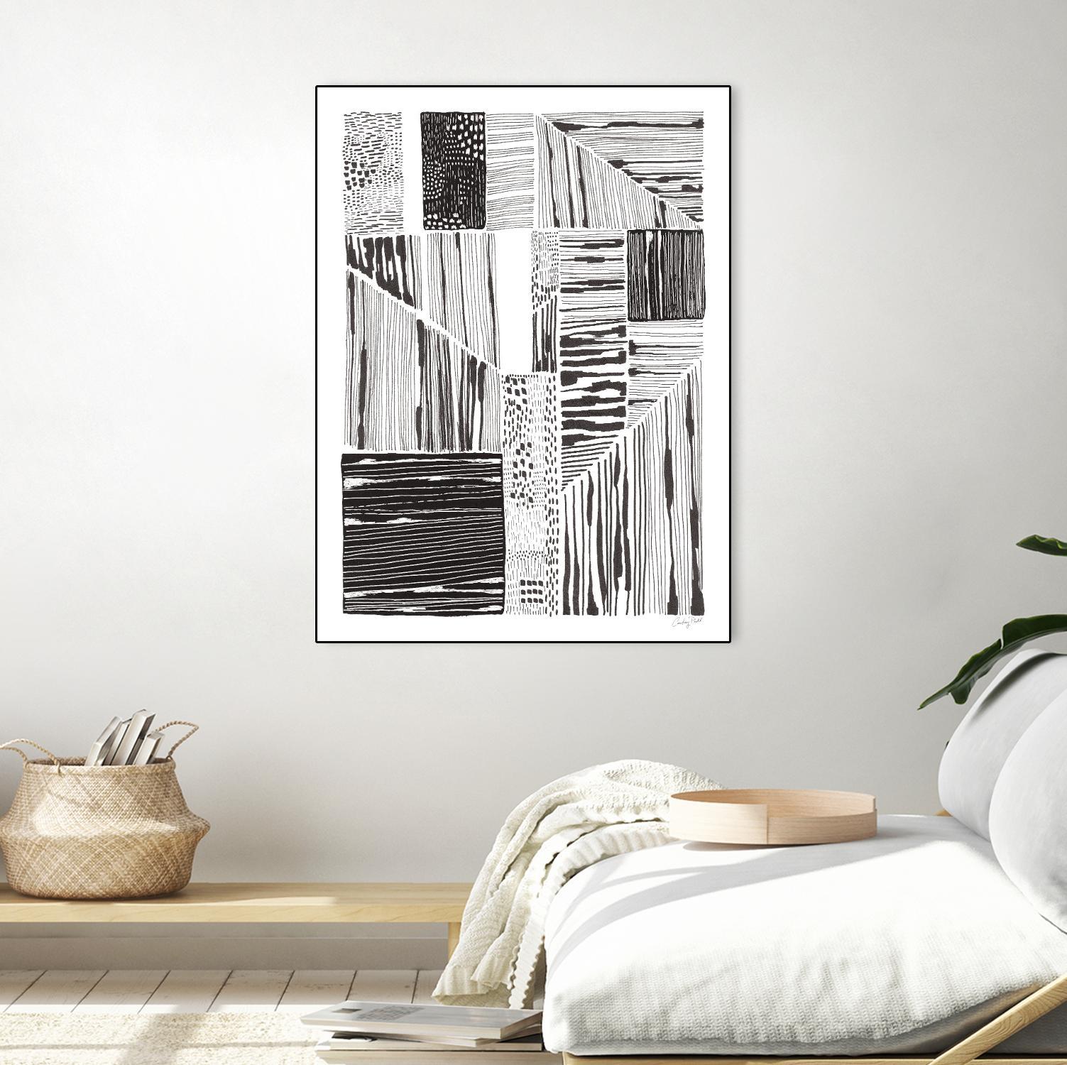 Lined Up II by Courtney Prahl on GIANT ART - abstract abstract