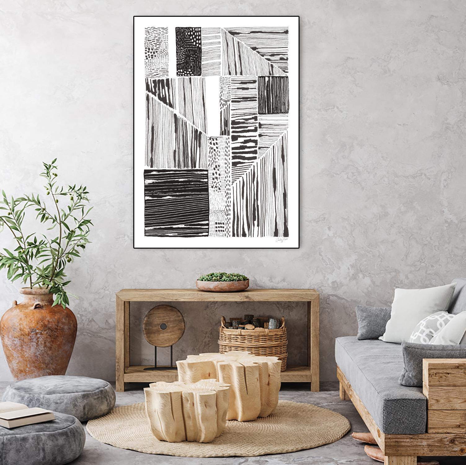 Lined Up II by Courtney Prahl on GIANT ART - abstract abstract