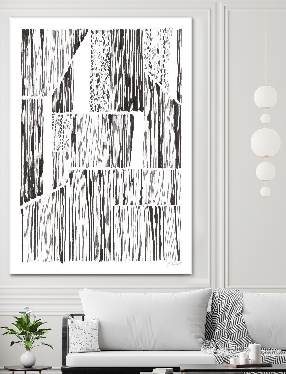 Lined Up III by Courtney Prahl on GIANT ART - abstract abstract