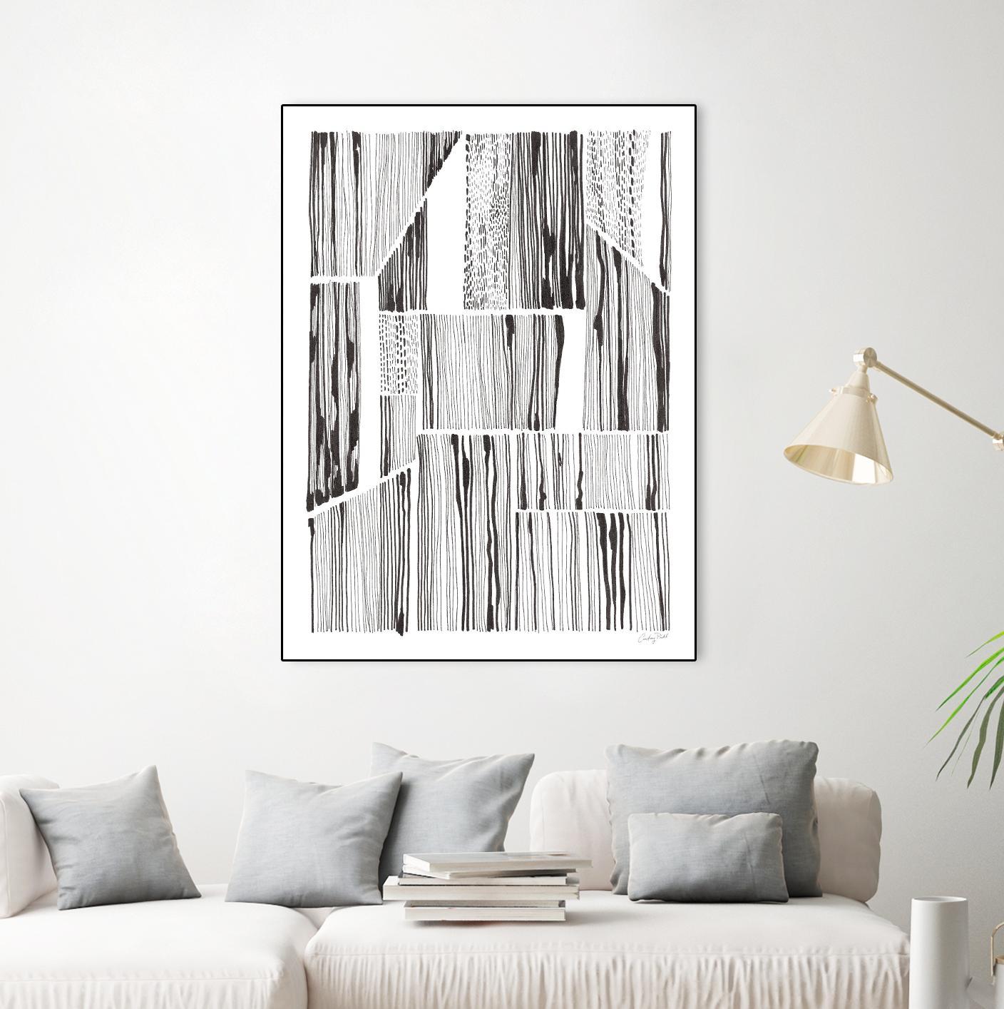 Lined Up III by Courtney Prahl on GIANT ART - abstract abstract