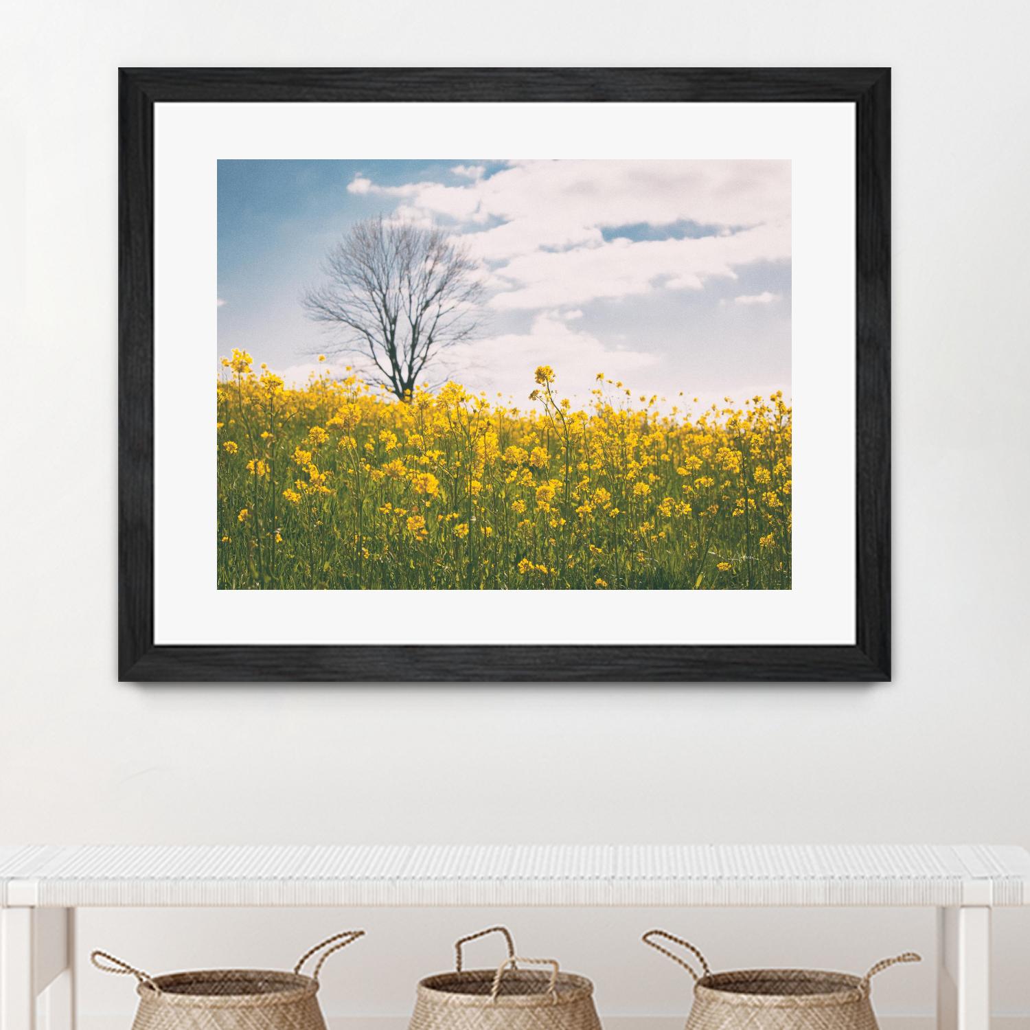 Spring Meadow by Aledanda on GIANT ART - blue flowers flowers