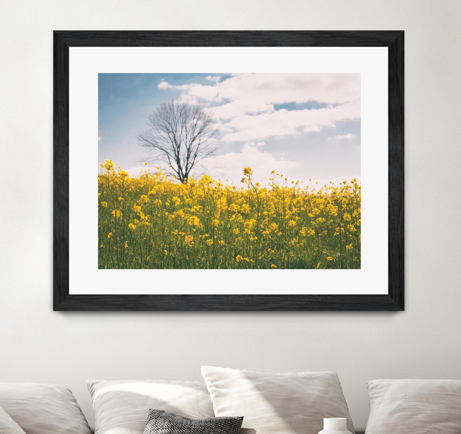 Spring Meadow by Aledanda on GIANT ART - blue flowers flowers
