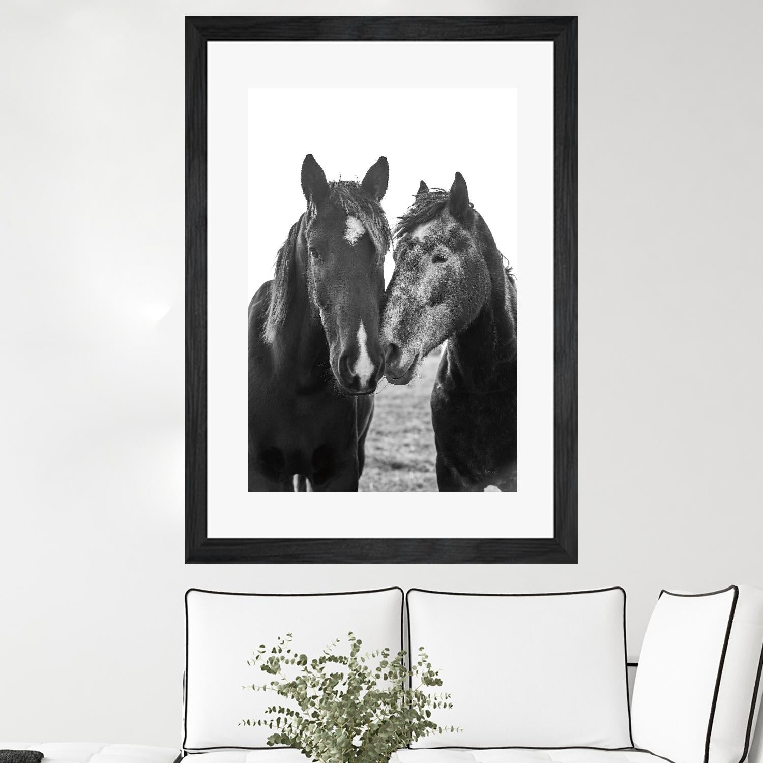 Good Friends Mane by Aledanda on GIANT ART - white farmhouse archibald