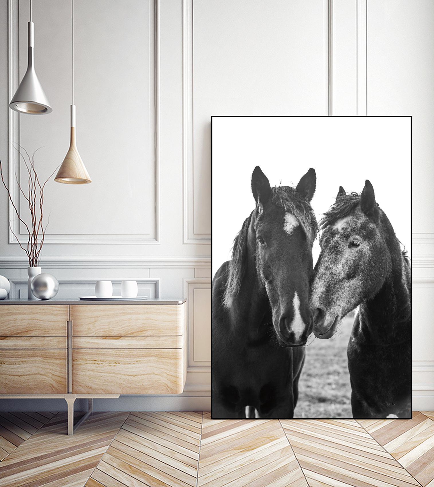 Good Friends Mane by Aledanda on GIANT ART - animals amish horses