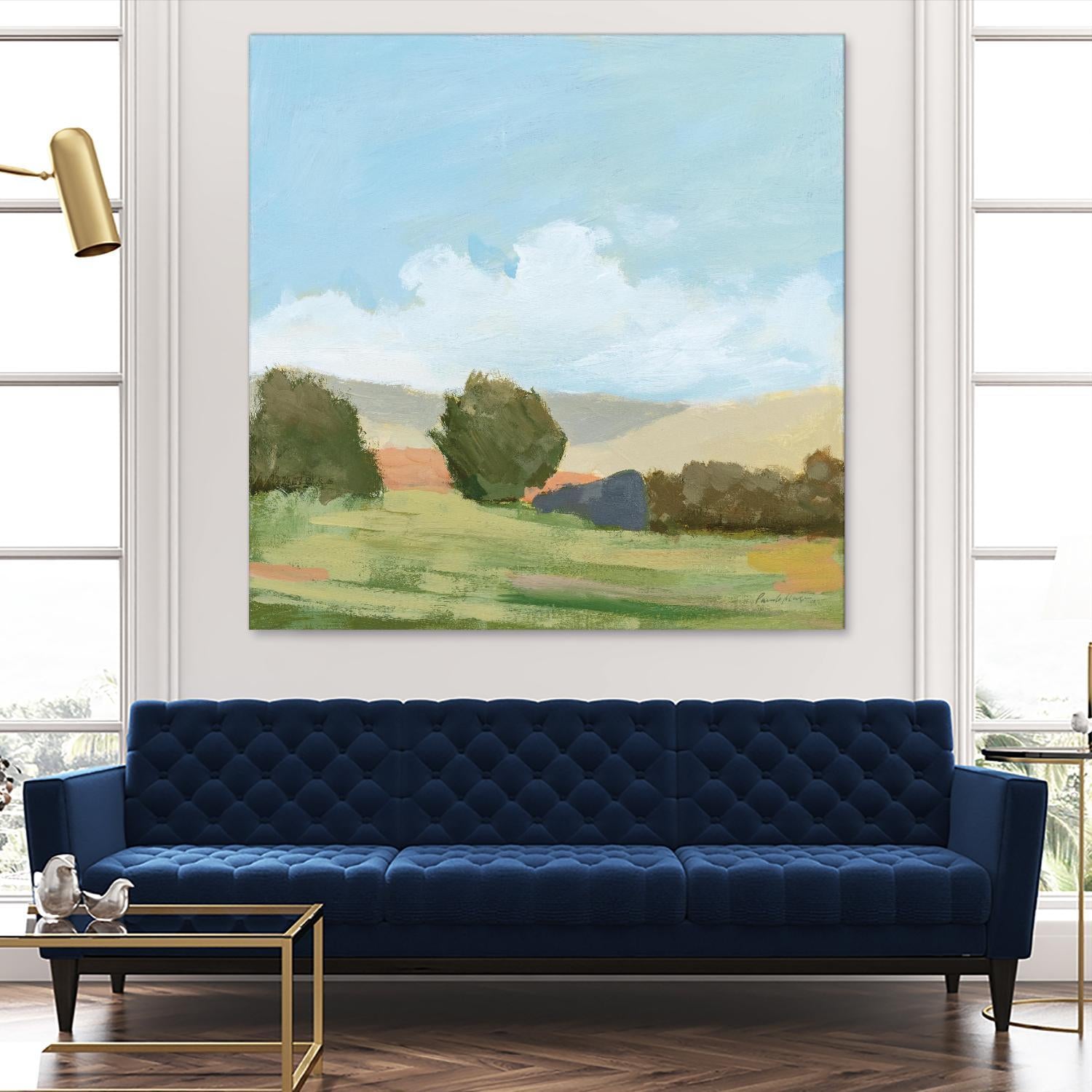 Early Spring by Pamela Munger on GIANT ART - landscape blue