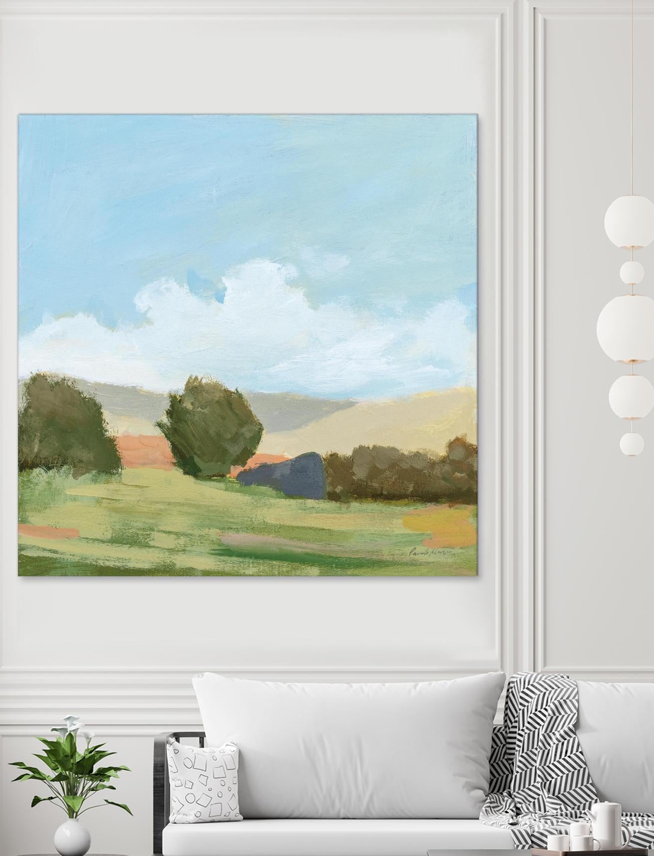 Early Spring by Pamela Munger on GIANT ART - landscape blue