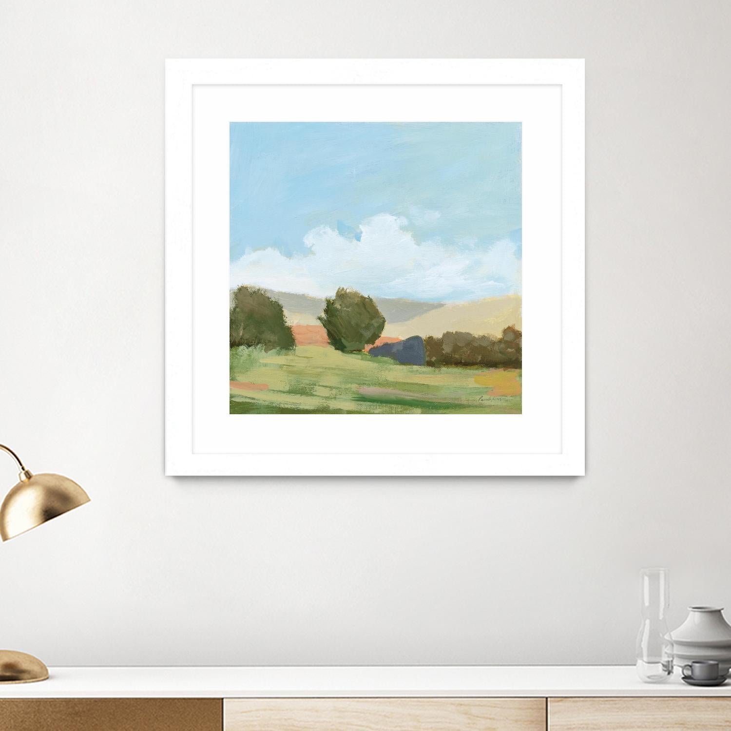 Early Spring by Pamela Munger on GIANT ART - landscape blue