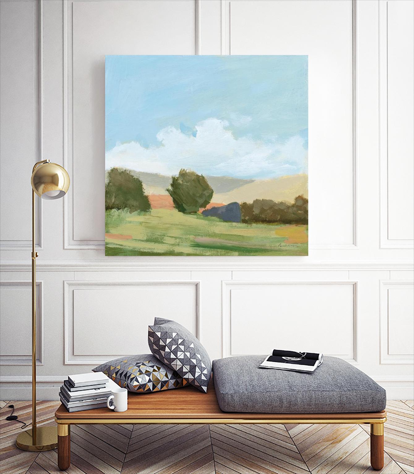 Early Spring by Pamela Munger on GIANT ART - green plants & trees mountains