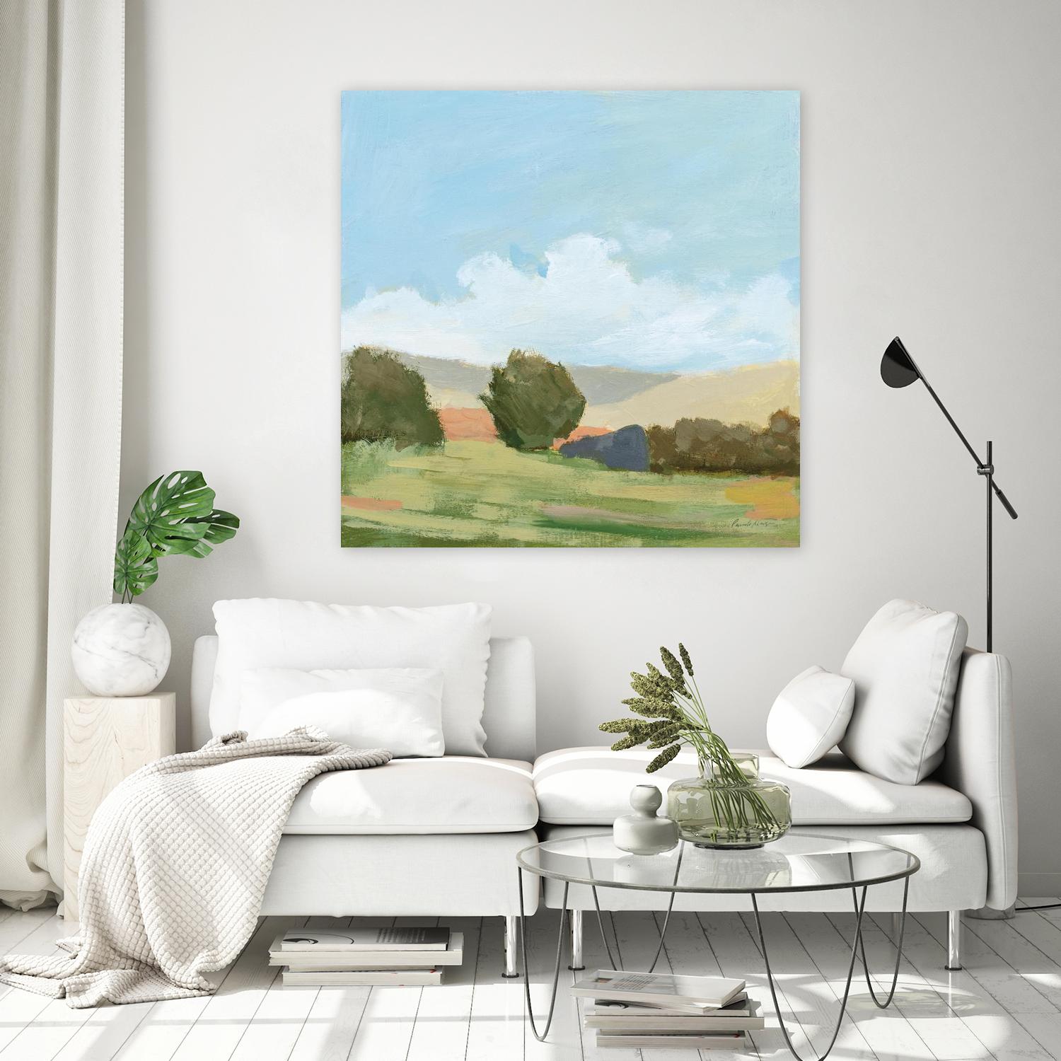 Early Spring by Pamela Munger on GIANT ART - green plants & trees mountains