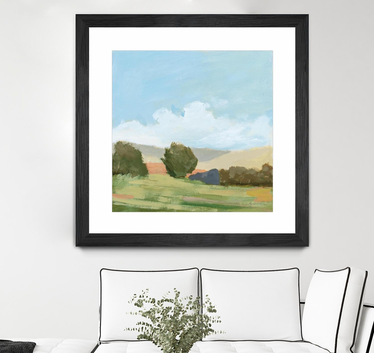 Early Spring by Pamela Munger on GIANT ART - landscape blue