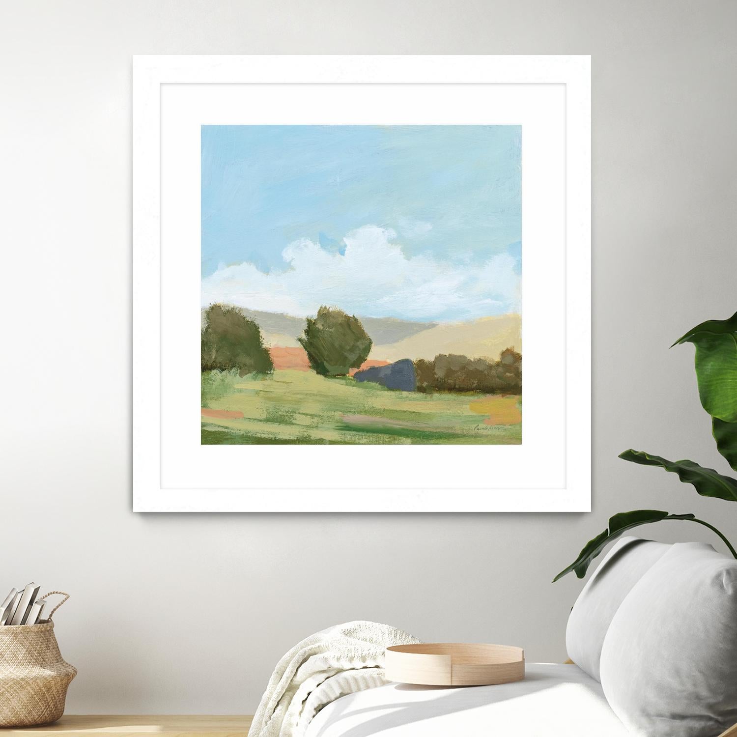 Early Spring by Pamela Munger on GIANT ART - landscape blue