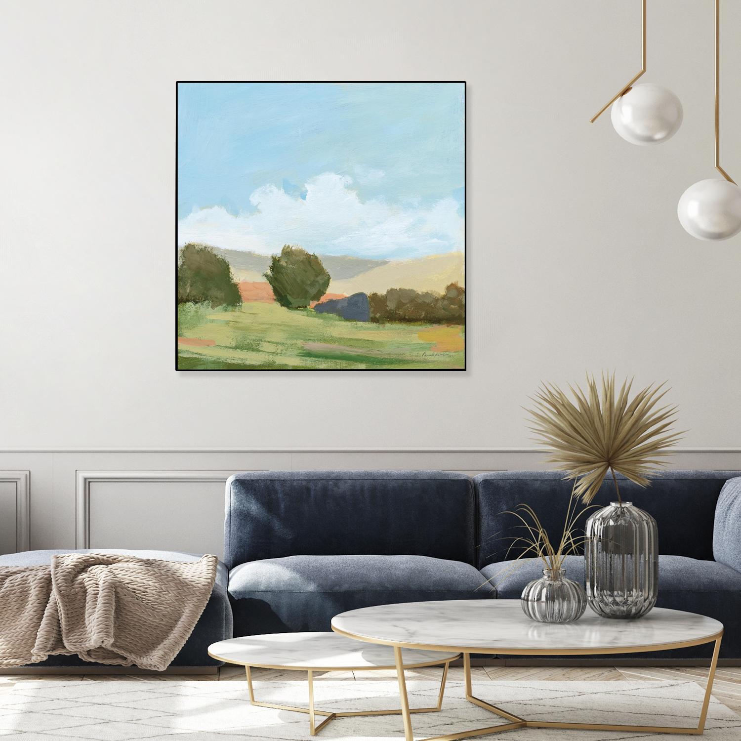 Early Spring by Pamela Munger on GIANT ART - landscape blue