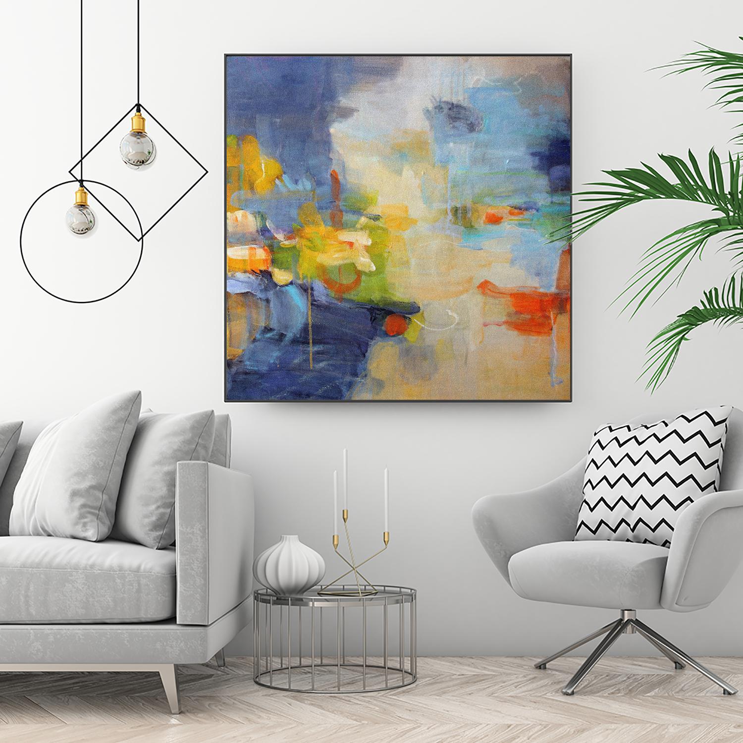 Restless Mind by Lina Alattar on GIANT ART - multicolor abstracts; contemporary