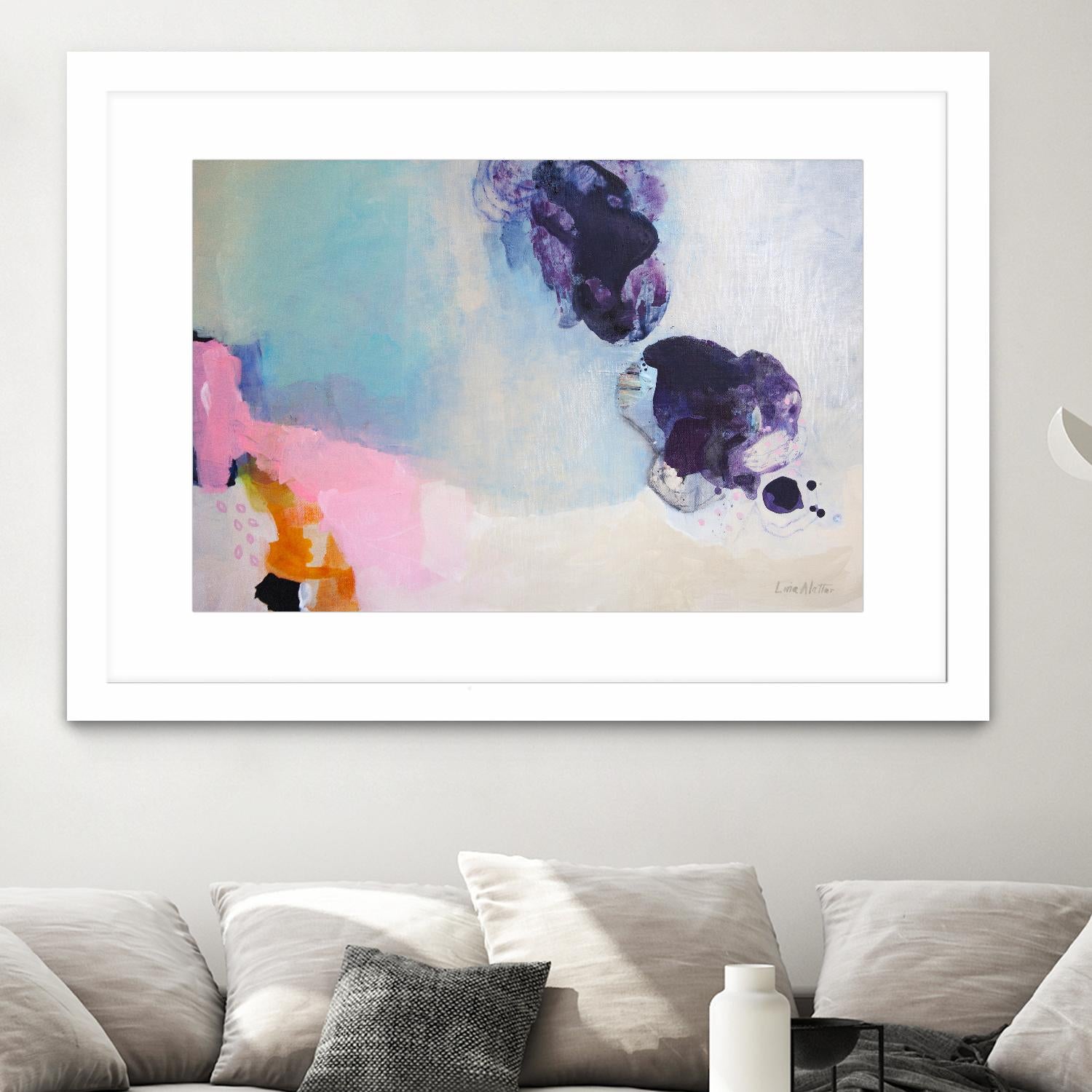 A Pair of Things by Lina Alattar on GIANT ART - multicolor abstracts; contemporary