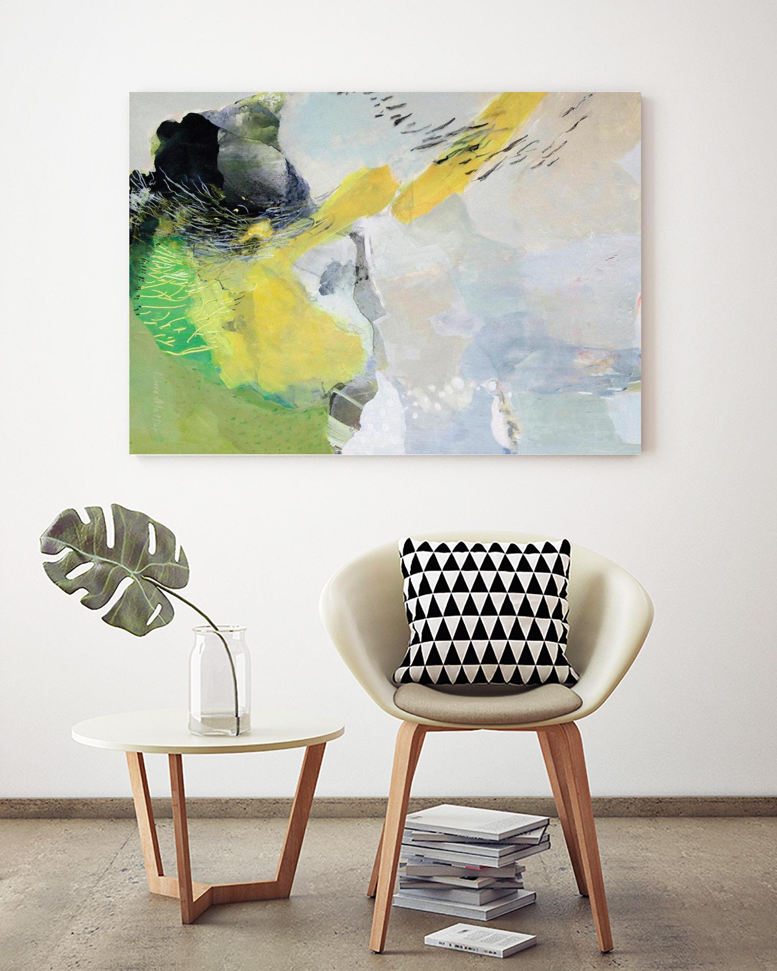 Deeper than Thought by Lina Alattar on GIANT ART - multicolor abstracts; contemporary