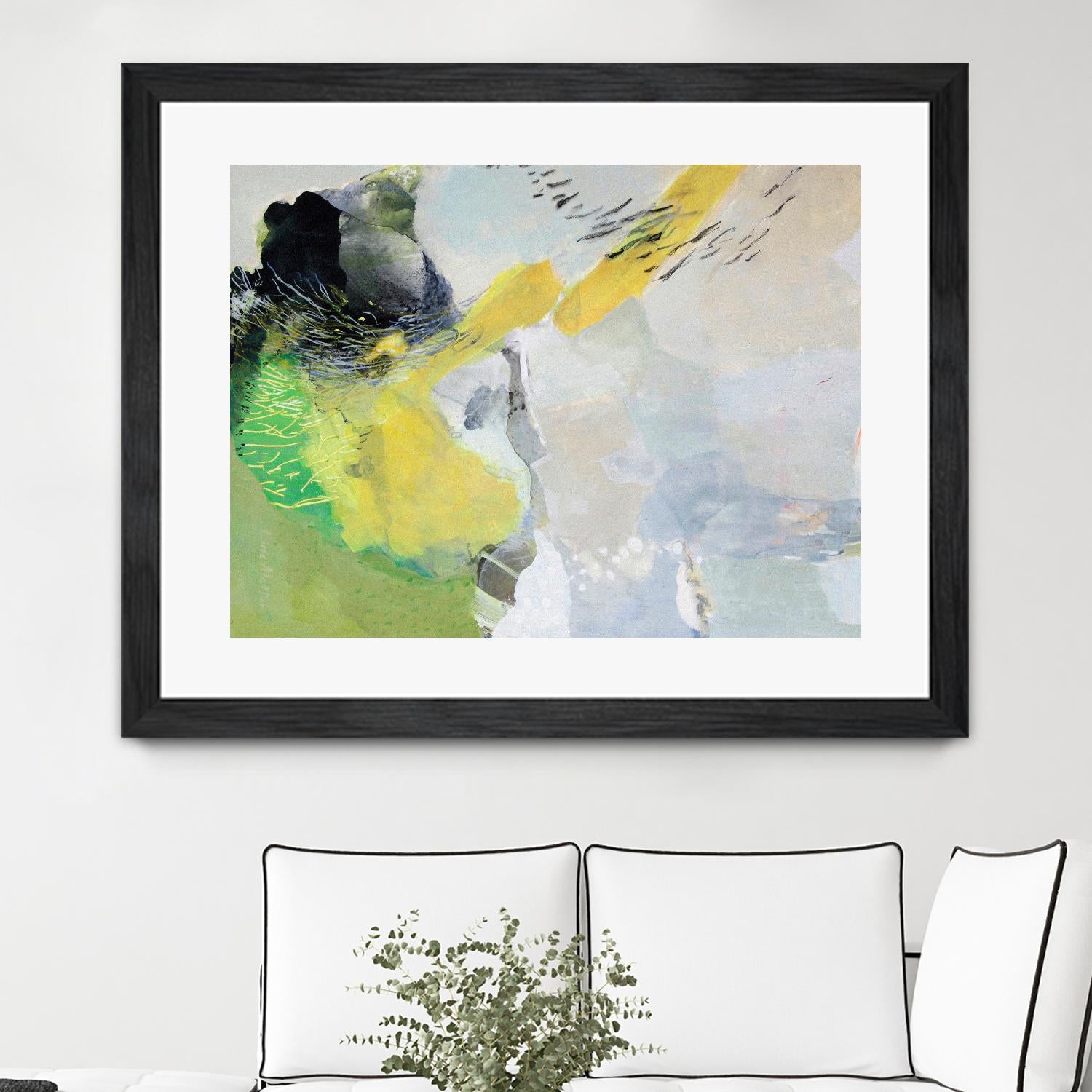 Deeper than Thought by Lina Alattar on GIANT ART - multicolor abstracts; contemporary