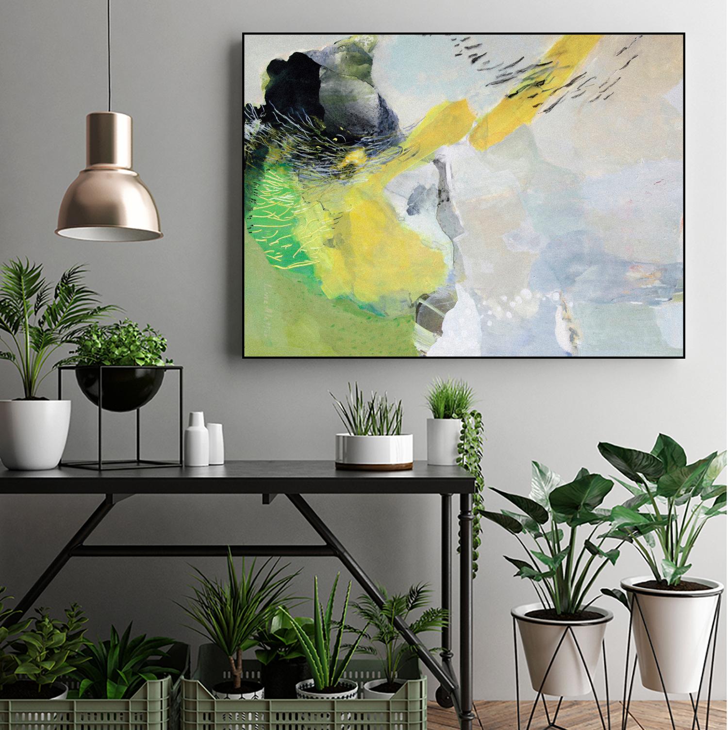 Deeper than Thought by Lina Alattar on GIANT ART - multicolor abstracts; contemporary