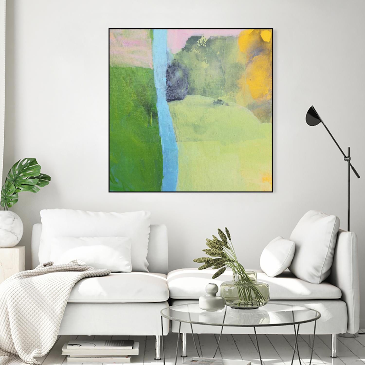 Moon Haze by Lina Alattar on GIANT ART - multicolor abstracts; contemporary