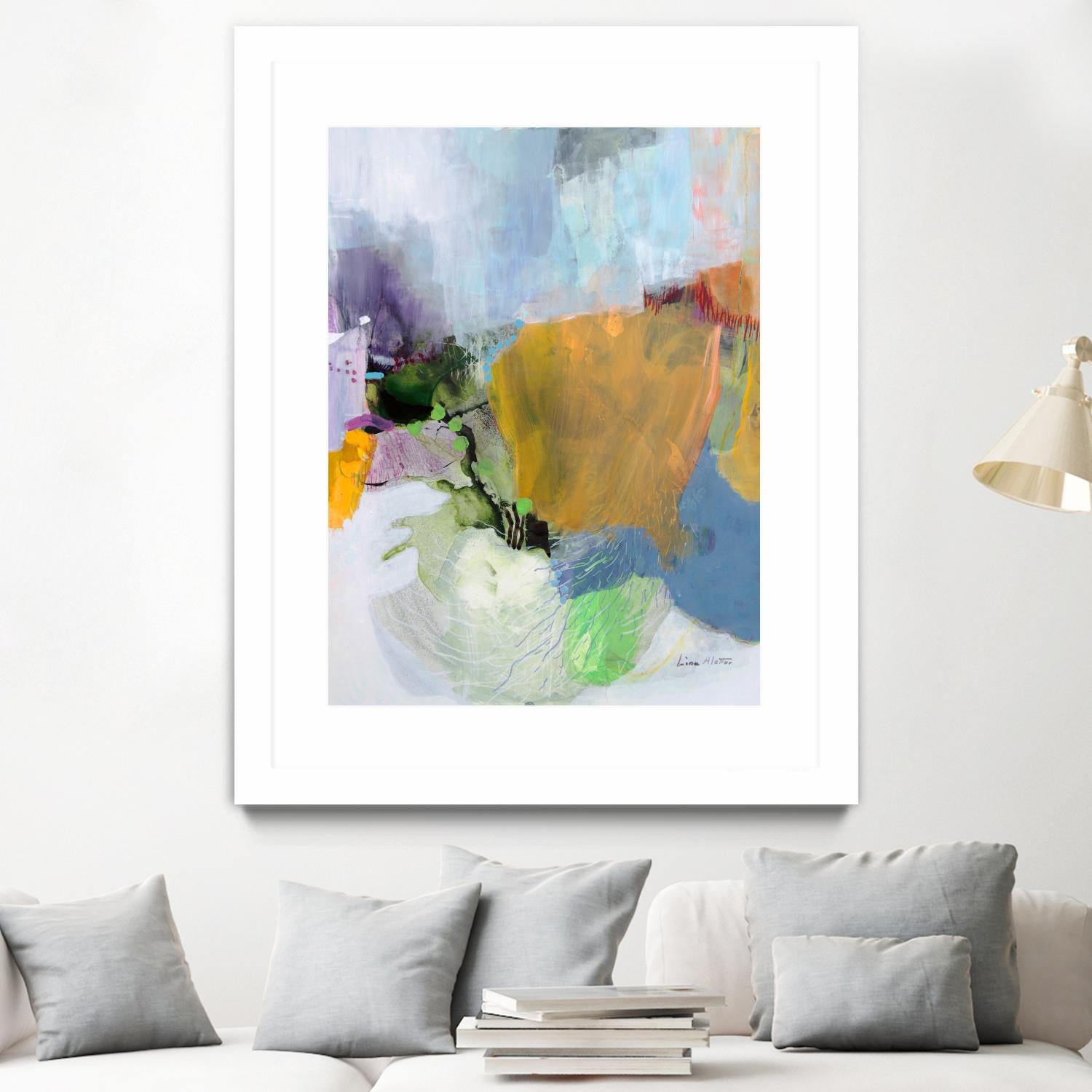 Where There Is Always More by Lina Alattar on GIANT ART - multicolor abstracts; contemporary