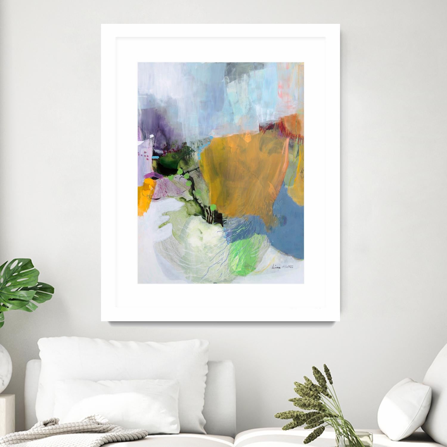 Where There Is Always More by Lina Alattar on GIANT ART - multicolor abstracts; contemporary