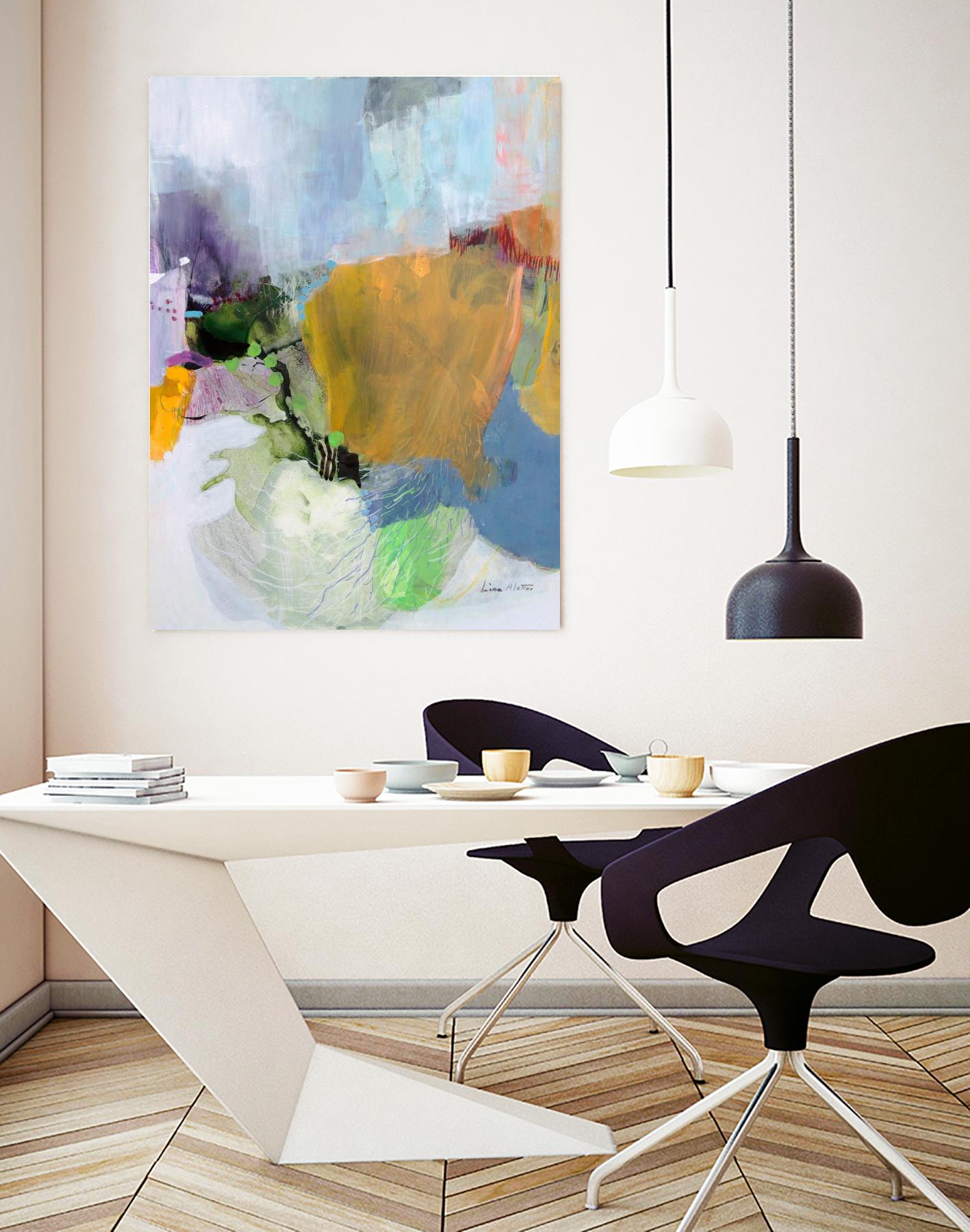 Where There Is Always More by Lina Alattar on GIANT ART - multicolor abstracts; contemporary