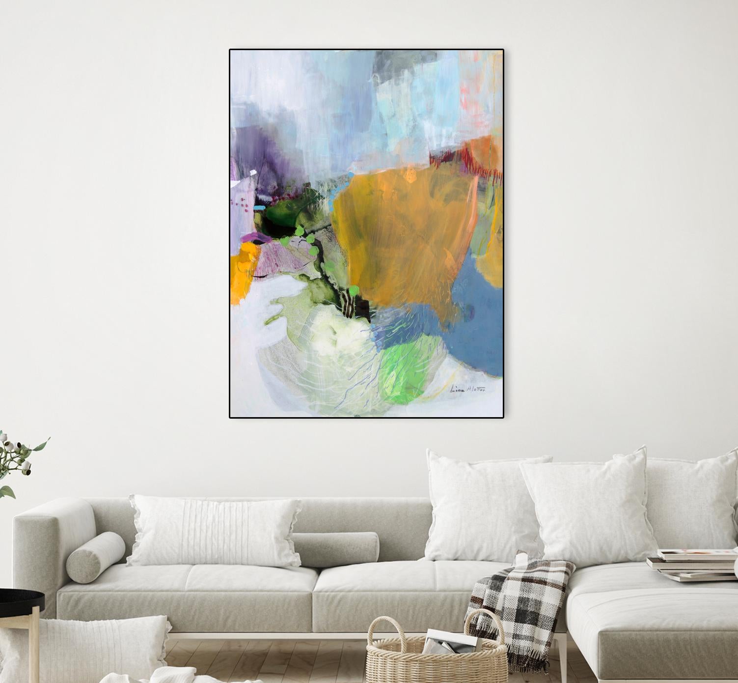 Where There Is Always More by Lina Alattar on GIANT ART - multicolor abstracts; contemporary
