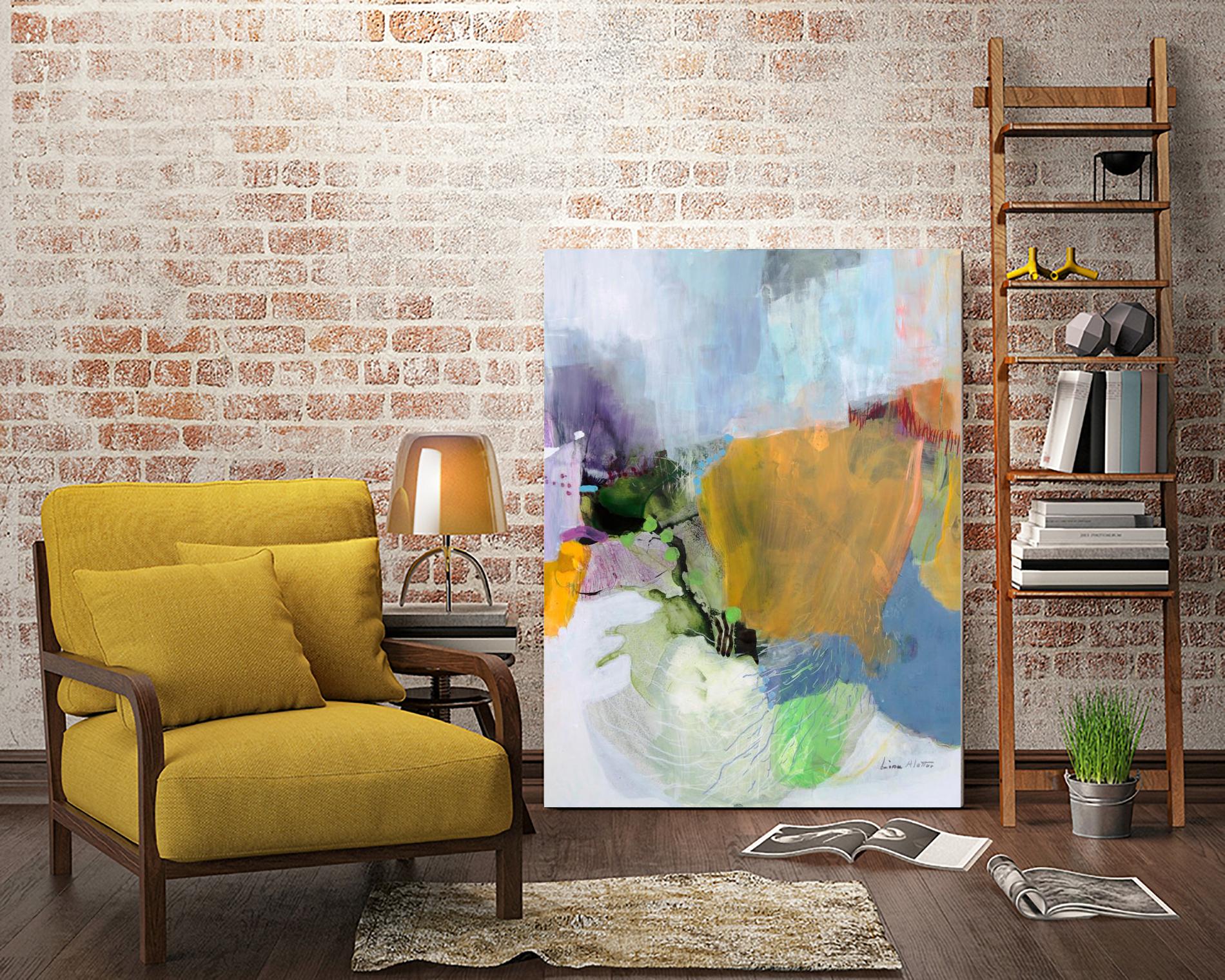 Where There Is Always More by Lina Alattar on GIANT ART - multicolor abstracts; contemporary